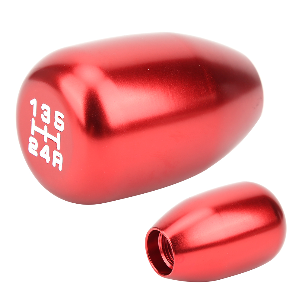 Roter Schaltknauf Aus Aluminium Für 5-gang-schaltgetriebe, Universell Einsetzbar, Passend Für Pkw.