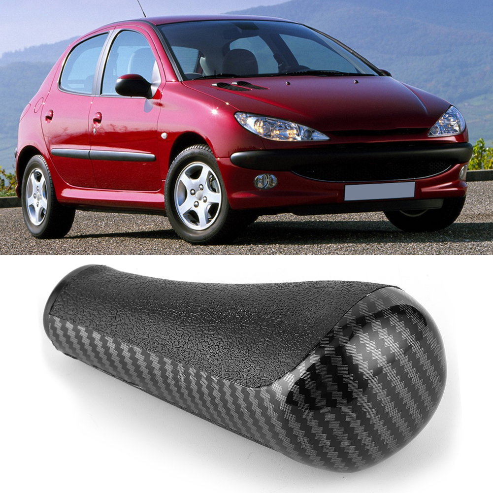 Schaltknaufkopf In Carbonfaser-optik, Passend Für Peugeot 206, 207, 208, 307, 308, 408