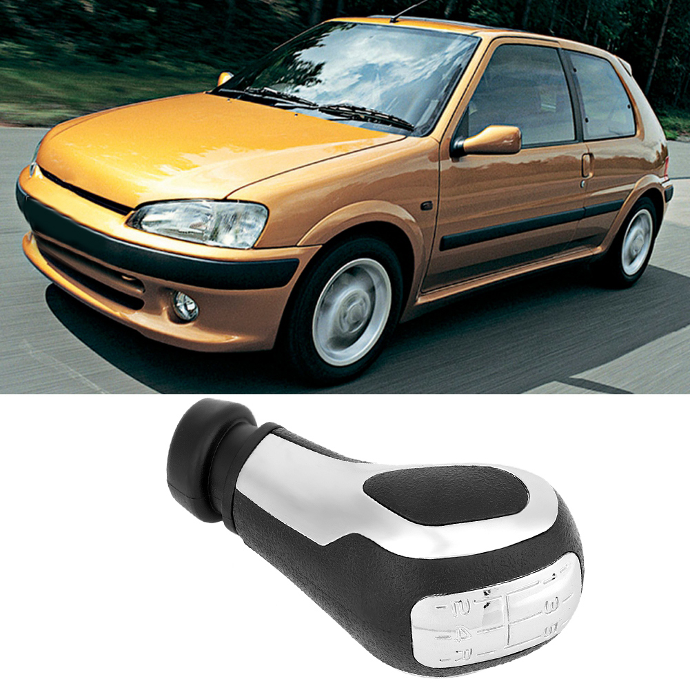 Schaltknauf Aus Aluminium Für 5-gang-schaltgetriebe, Passend Für Peugeot 106, 206, 206cc, 207, 307 Und 407, Innenausstattung, Schwarz