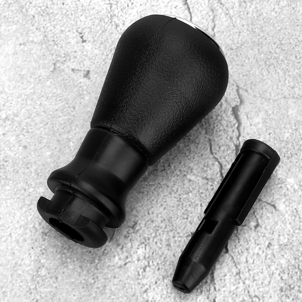 5-gang-schaltgetriebe Mit Adapter Für Peugeot 106 206 306 406 806 107, Schaltknauf Aus Aluminium, Schwarz, Für Den Fahrzeuginnenraum.