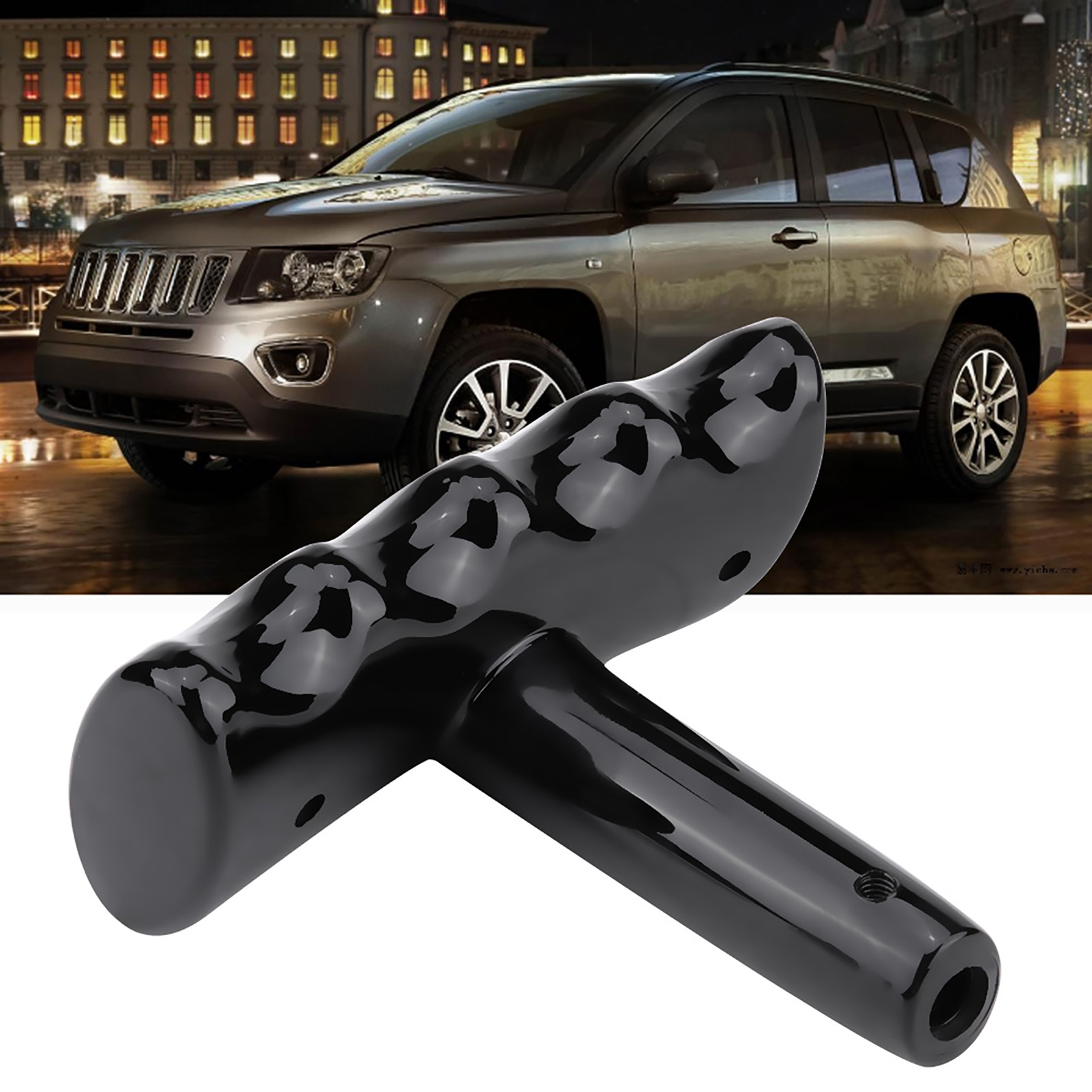 Schwarzer T-förmiger Schaltknauf Für Jeep Compass, Liberty Und Wrangler, Universeller Schaltknauf, Autoinnenausstattung