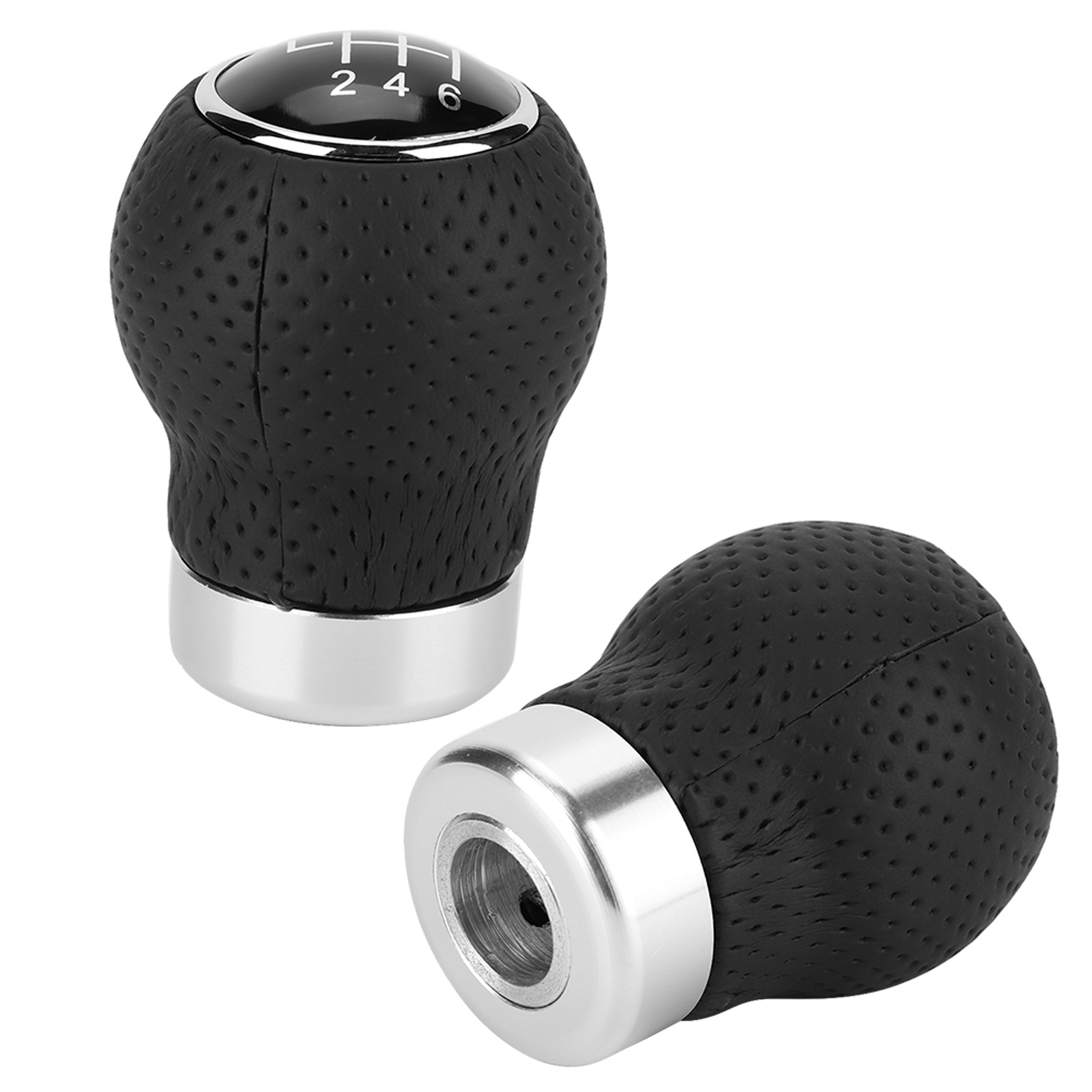 Universeller 6-gang-schalthebel, Schaltknauf Aus Aluminiumlegierung, Autoschalthebel, Schalthebelgriff, Innenausstattung, Schwarz, Universell, 6 Gänge.