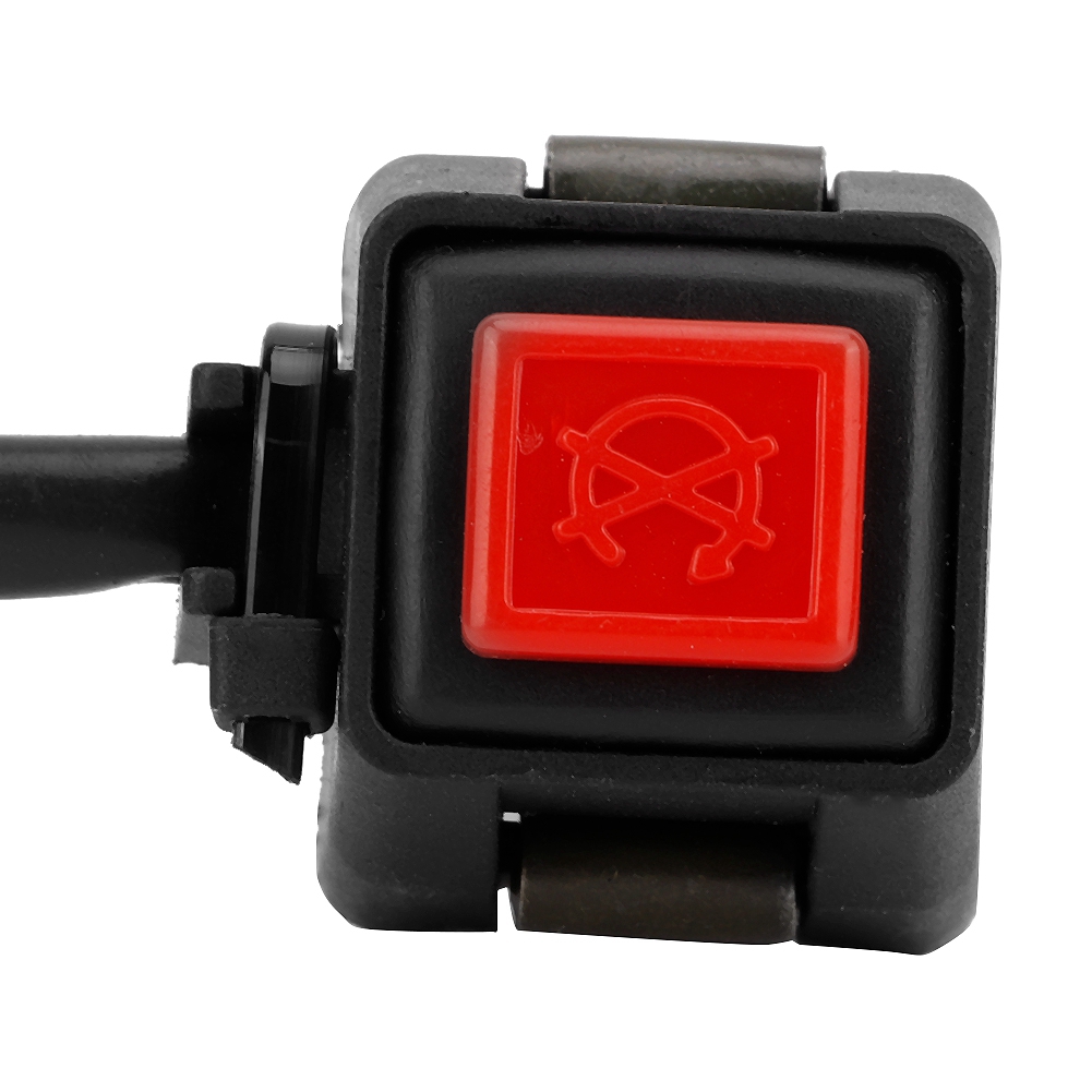 22-mm-7/8-zoll-hupenknopf Für Motorradlenker, Universalschalter Mit Kabel, Ersatzteil