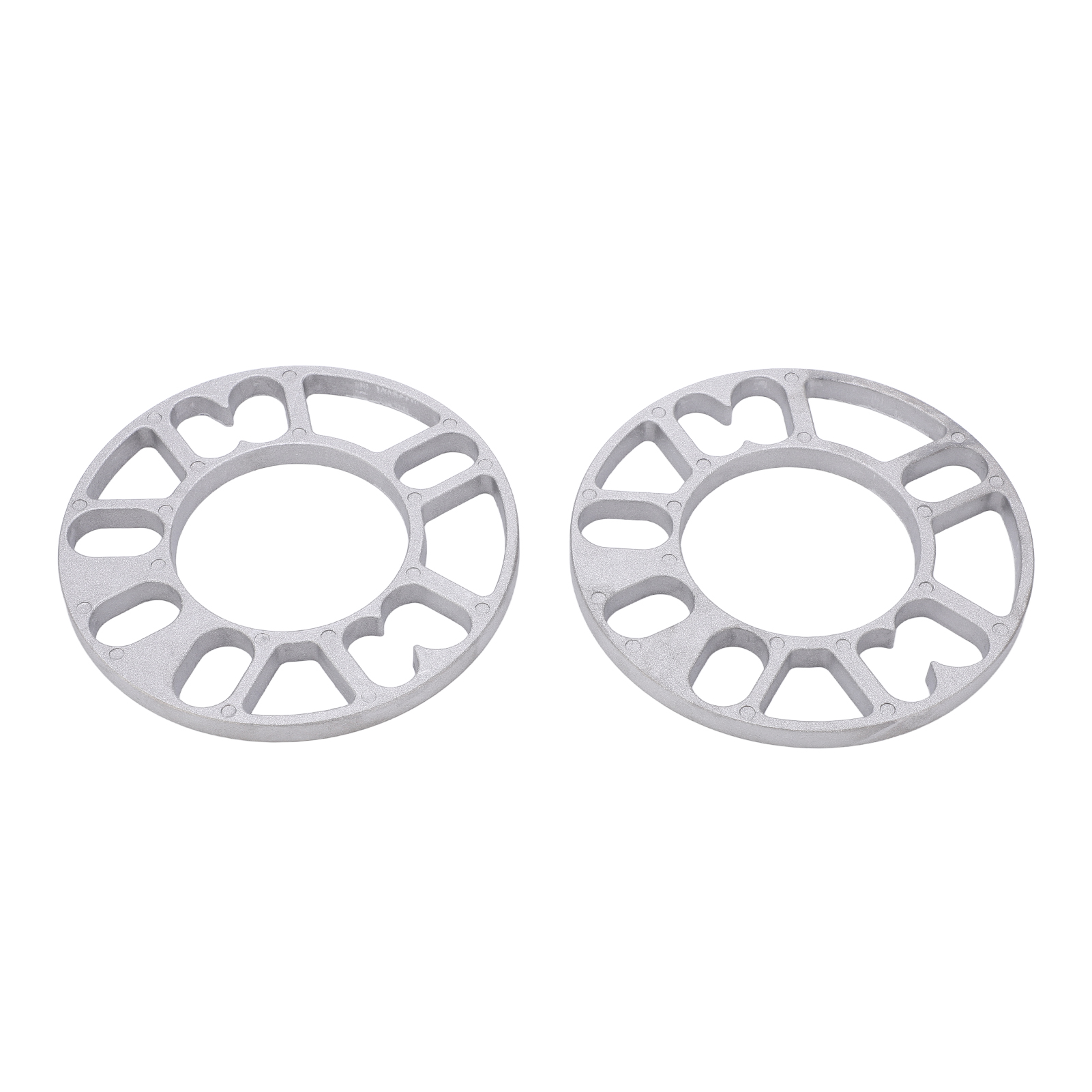 Satz Mit 2 Universellen 10-mm-aluminium-radabstandshaltern Für Fahrzeuge Mit 4 Oder 5 Löchern, Lochkreis 98 Mm Bis 120 Mm.