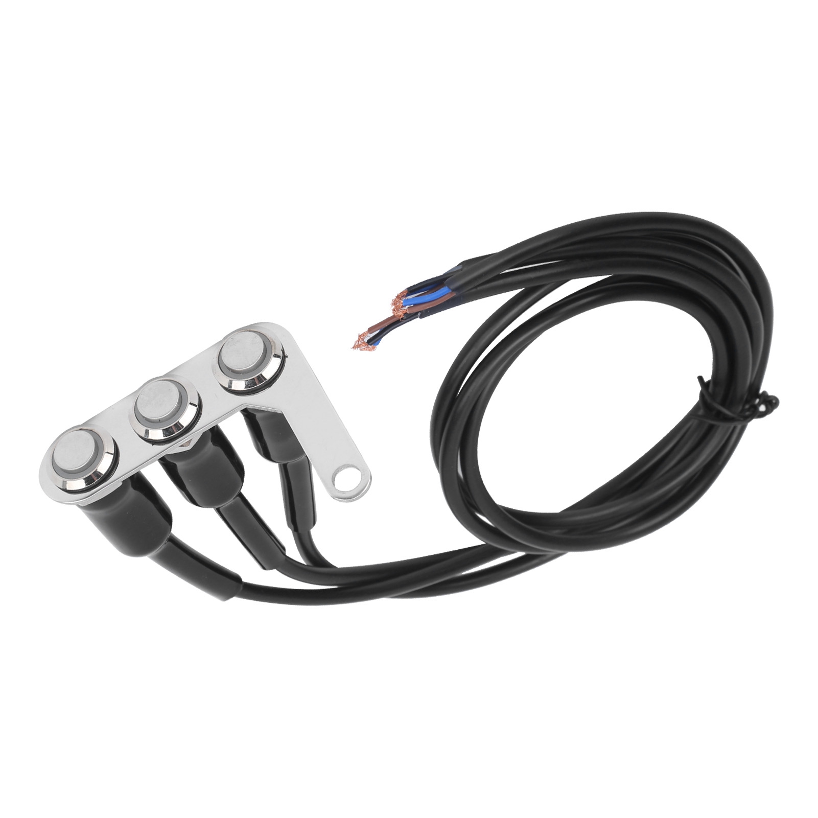 Motorrad-lenkerschalter Mit Led-ein-/ausschalter, Ip65 Wasserdicht, Für Scheinwerfer, Hupe Und Blinker