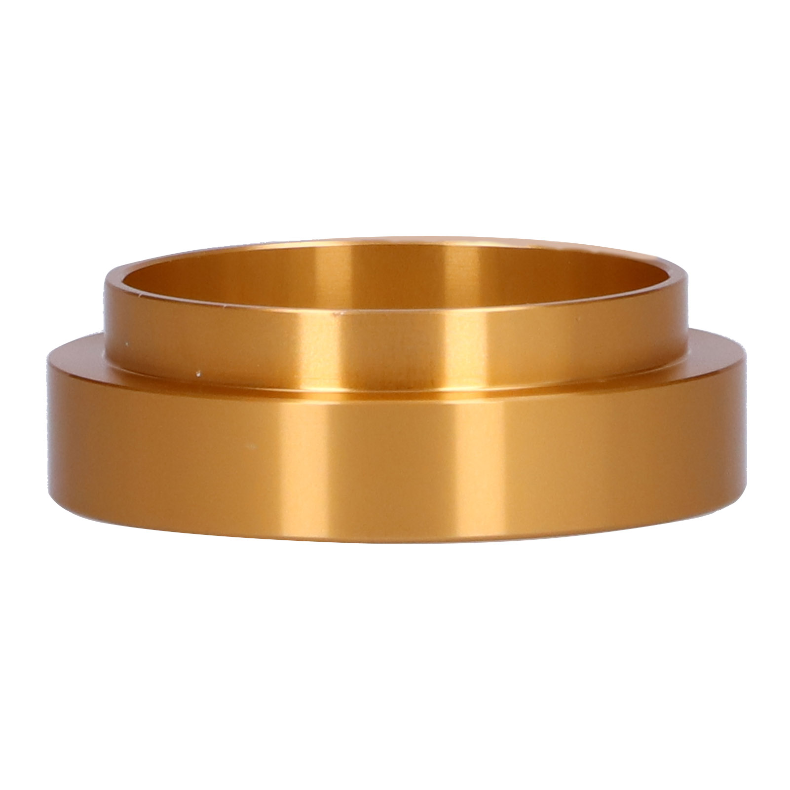 58-mm-kaffeedosiertrichter, Spritzschutzdeckel, Ersatzring, Espressomaschinenzubehör, Goldfarben, Kompatibel Mit Filterhaltern, Keine Dispersion.