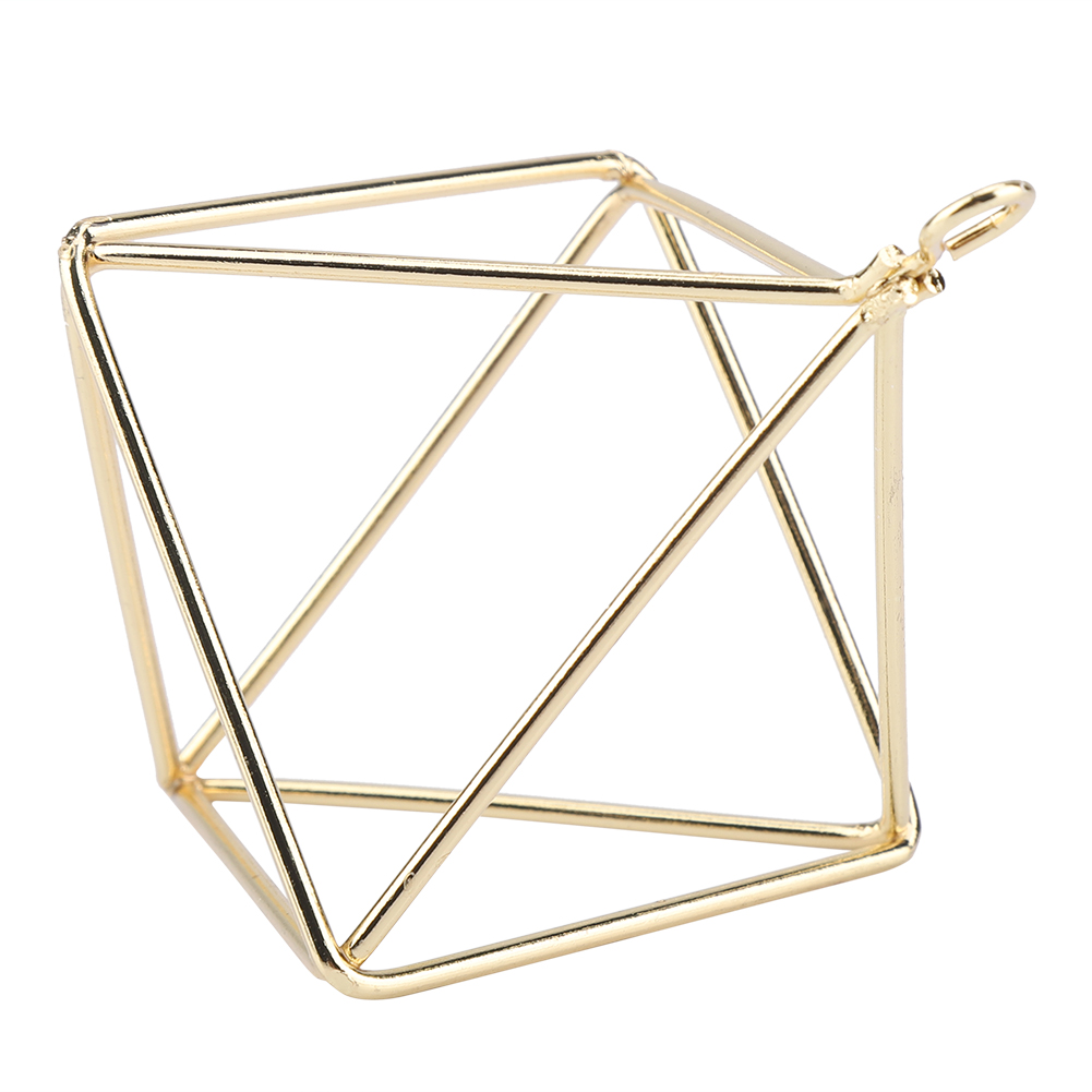 Geometrischer Hosenbügel, Dekorativer Hängeständer Mit Bromelienblüten, Gold, Trendige Wohnaccessoires
