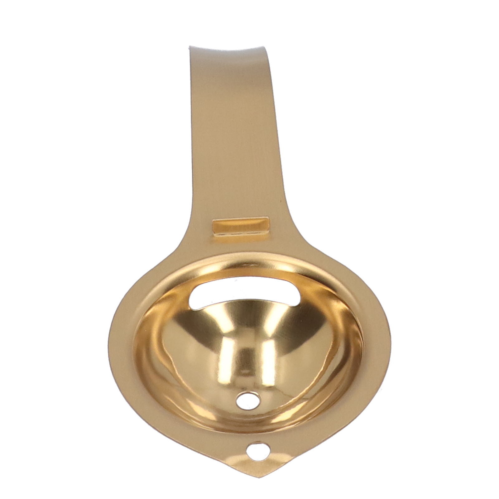 Eiertrenner Aus Edelstahl Mit Sieb Und Langem Griff, Goldener Eierfilter Für Die Küche