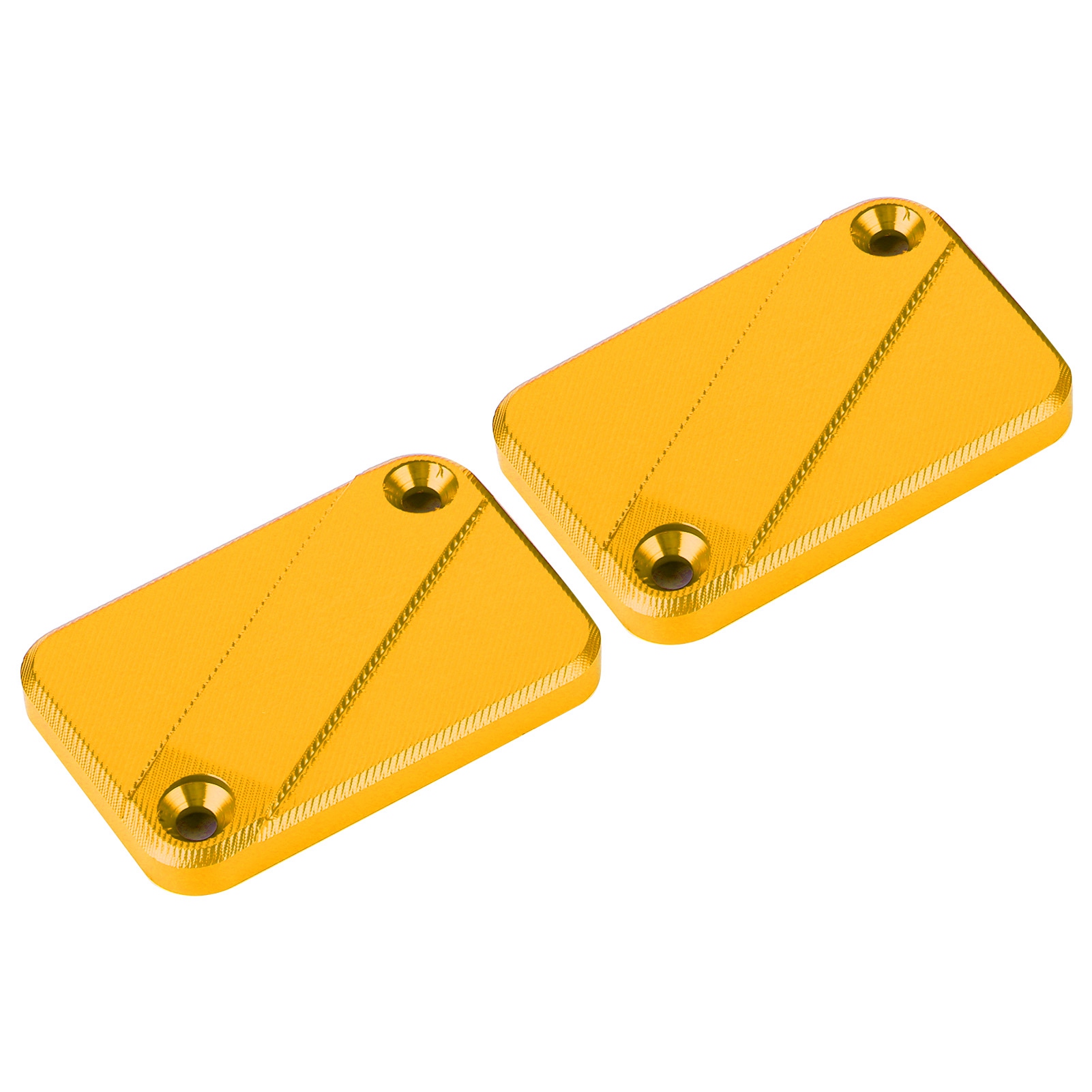 2 Stück Bremsflüssigkeitsbehälterdeckel Aus Aluminiumlegierung, Passend Für Yamaha Tricity 125 155, Gold