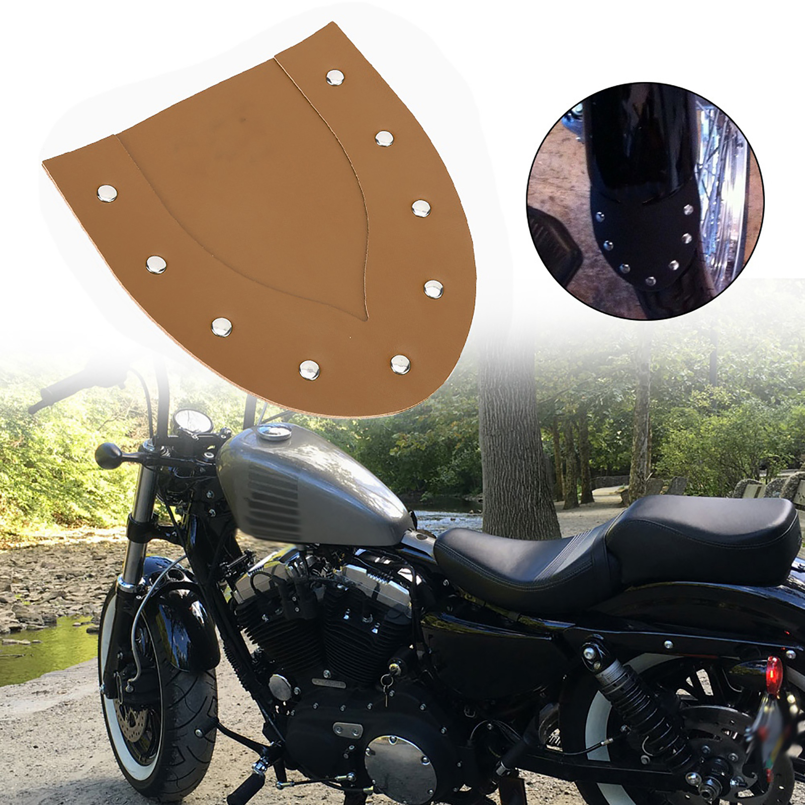 Stabiler Vorderer Motorradkotflügel, Modifiziertes Zubehör, Gelber Kotflügel, Spritzschutz, Kundenspezifisch Kompatibel, Motorradteil.