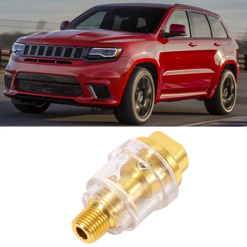Miniatur-inline-schmierstoffgeber 1/4 Npt, Goldfarben, Messing, Zubehör Für Druckluftwerkzeuge, Kompakter Schmiernippel