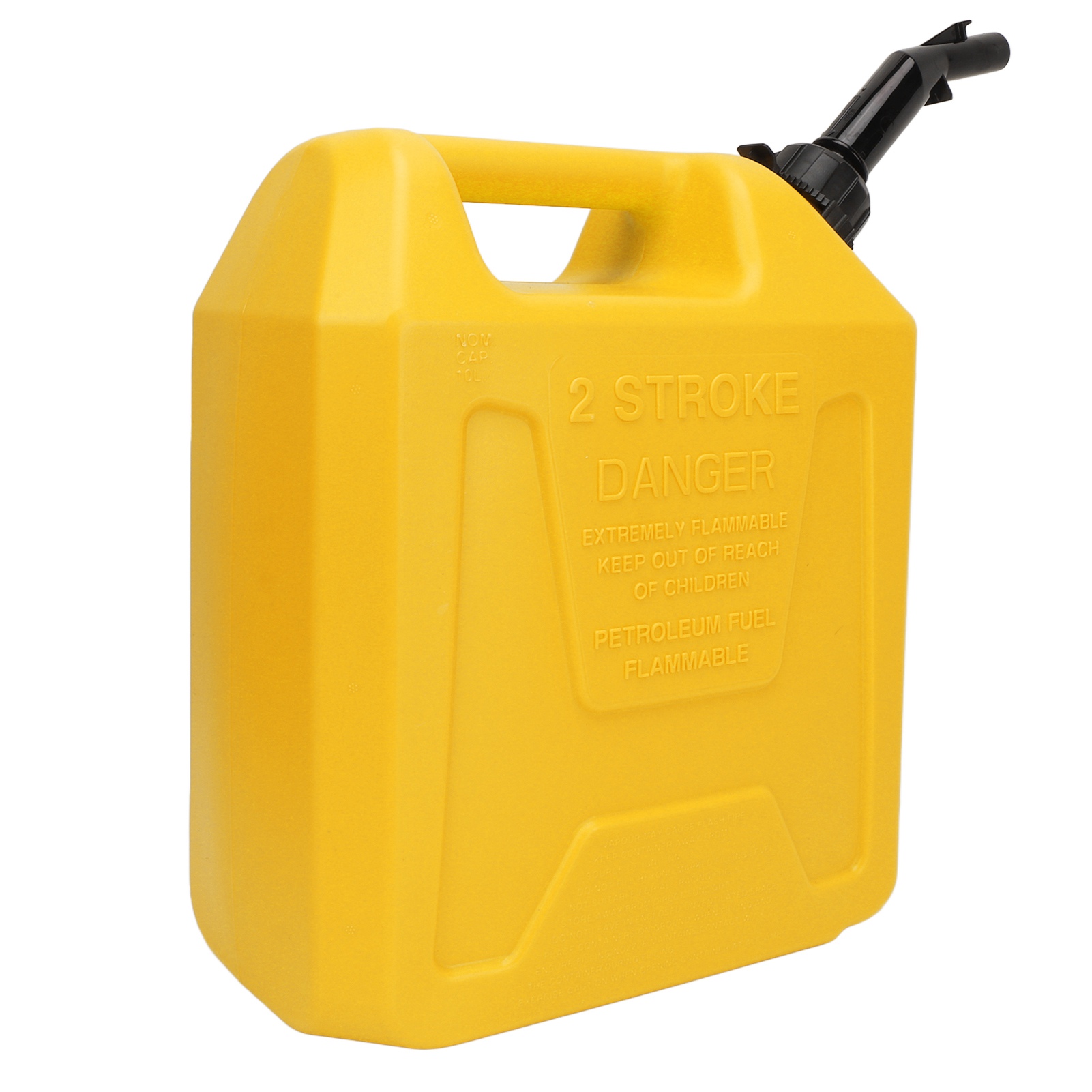Tragbarer 10-liter-kraftstofftank, Antistatisch, Stoßfest, Mit Automatischer Abschaltung, Sicherer Benzinkanister Für Wohnmobile, Suvs Und Schnellboote, Gelb
