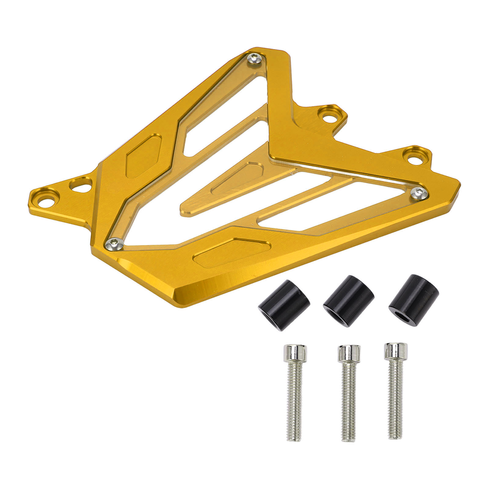 Cnc-gefräster Kettenschutz Aus Aluminiumlegierung, Motorkettenschutz Als Ersatz Für Mt07 Fz07 Xsr700, Gold