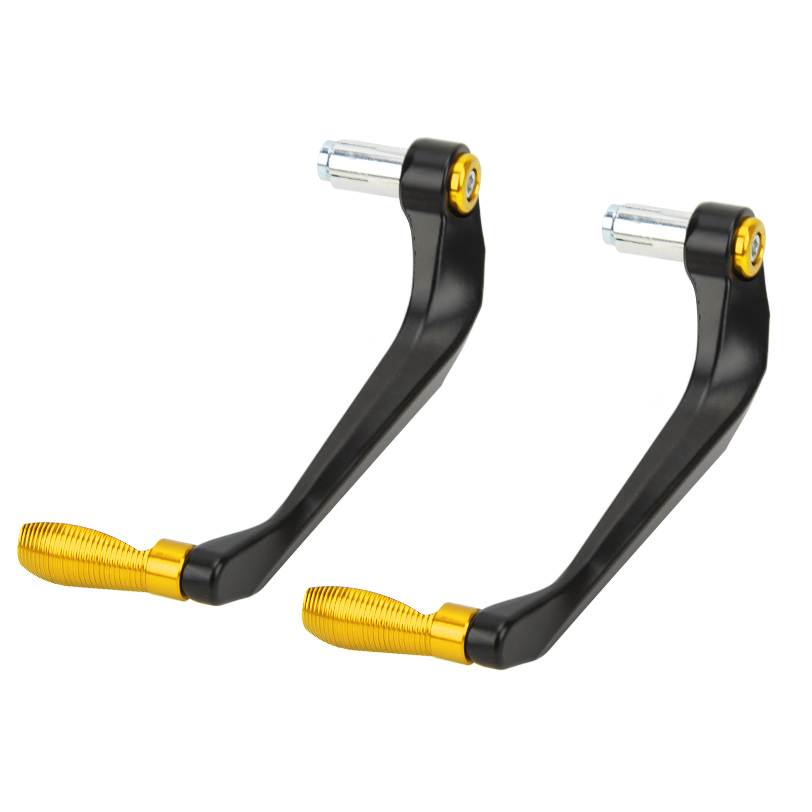 Set Aus 2 Motorradhebeln Aus Aluminiumlegierung, Lenker-, Brems- Und Kupplungshebeln Sowie Brustschutz, Kompatibel Mit Mountainbikes, Goldfarben
