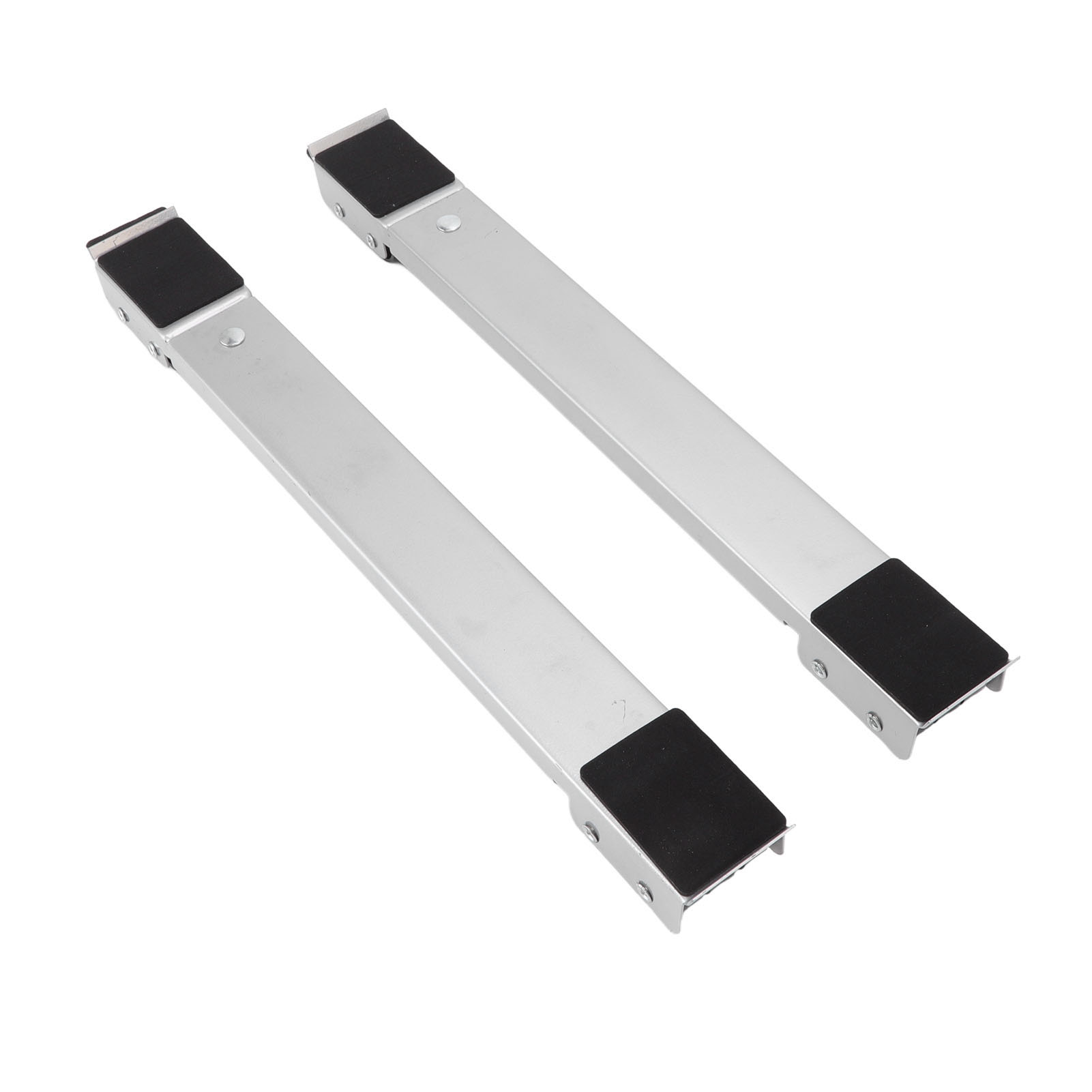 2 Sets Mobile Rollenhalterungen, Erhöhte Sockel, Transportrollen Für Kühlschrank, Waschmaschine, Silber