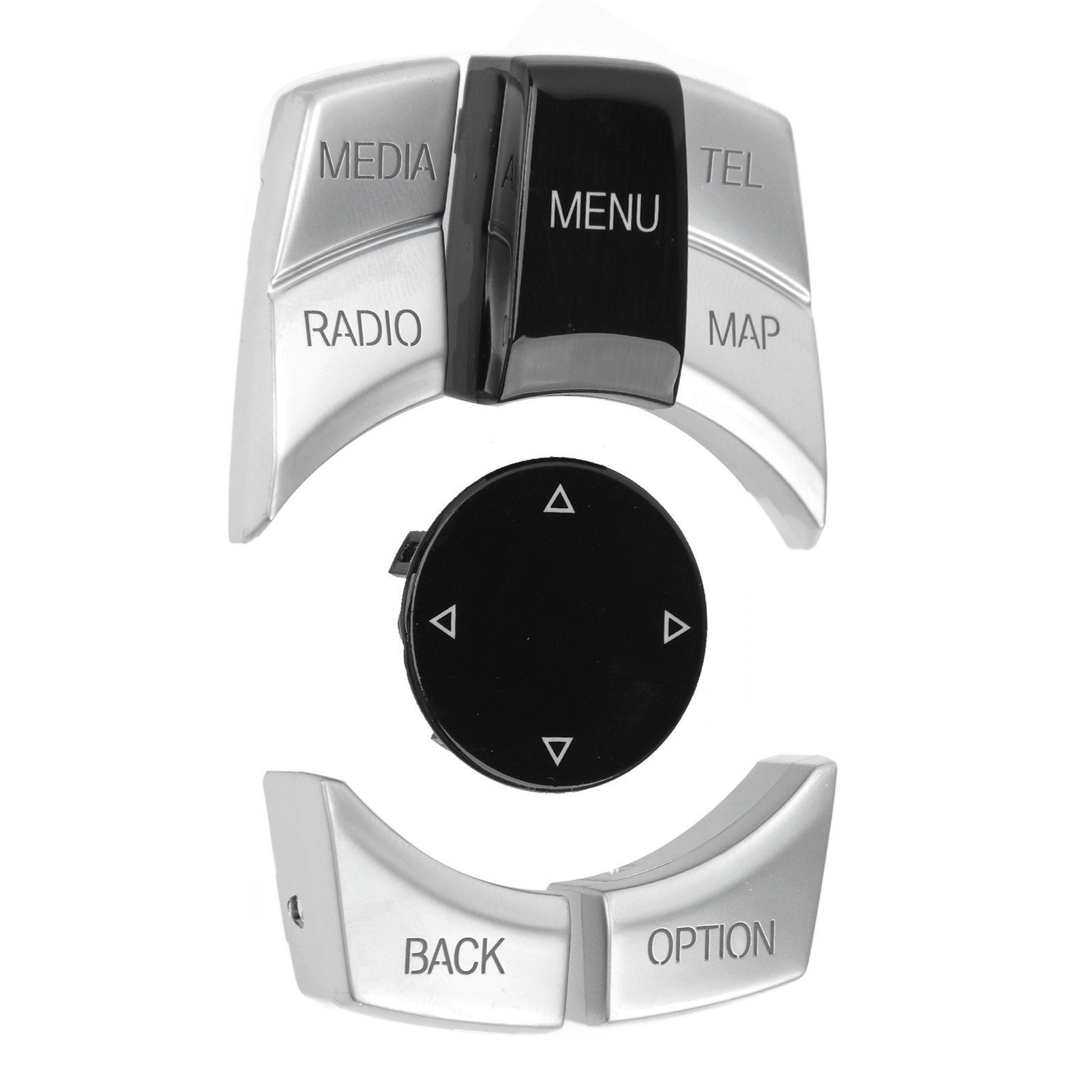 Multimedia-tasten-set Für Die Mittelkonsole, Abdeckung Für Multimedia-bedienelemente Für E84, E70, E71, E72, E81, E82 E-chassis, Elektroversilbert