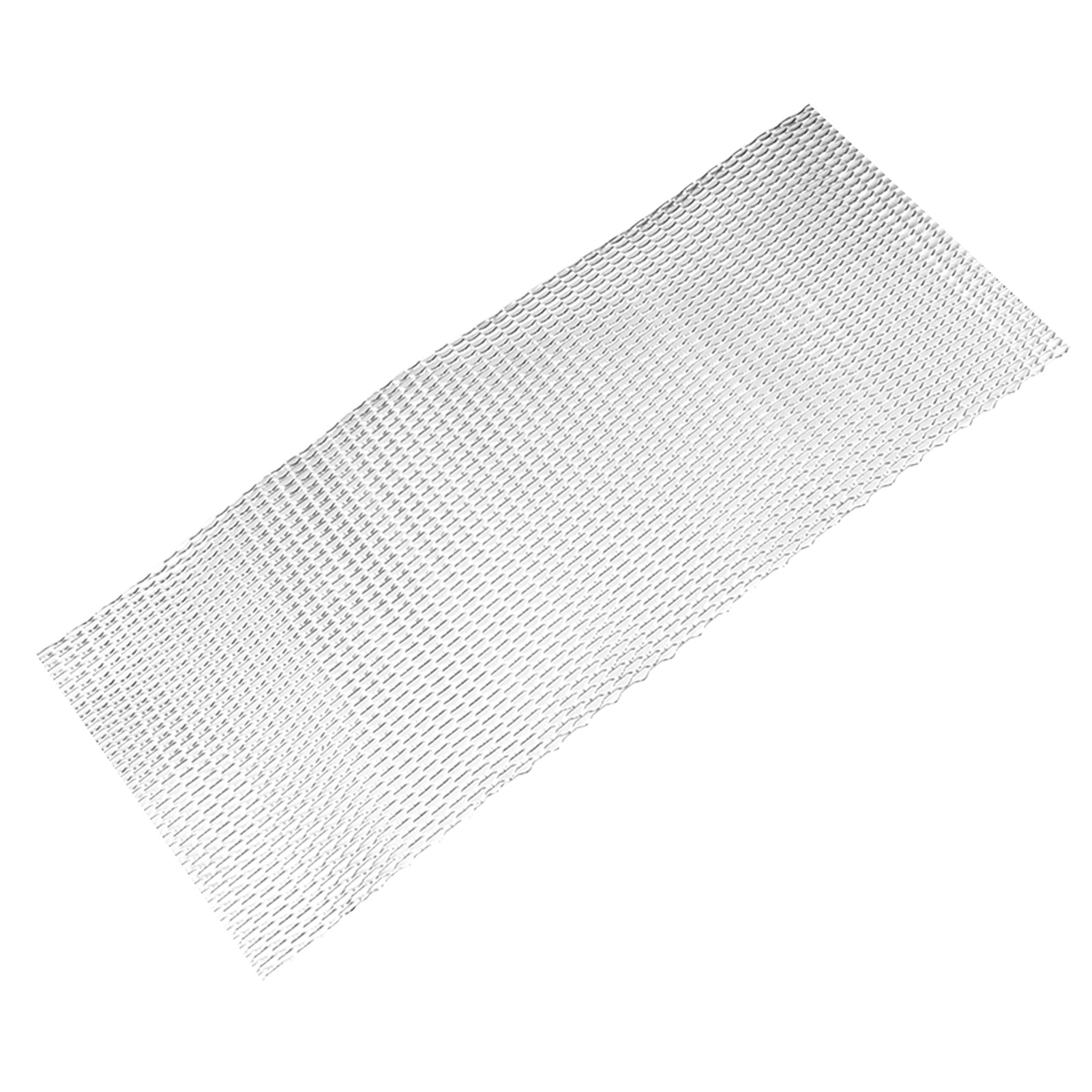 Frontgrill Mit Mittelgitter, Rautenförmiges Gitter, Stabile Aluminiumkonstruktion, Universell Passend Für Autos, Silberfarben