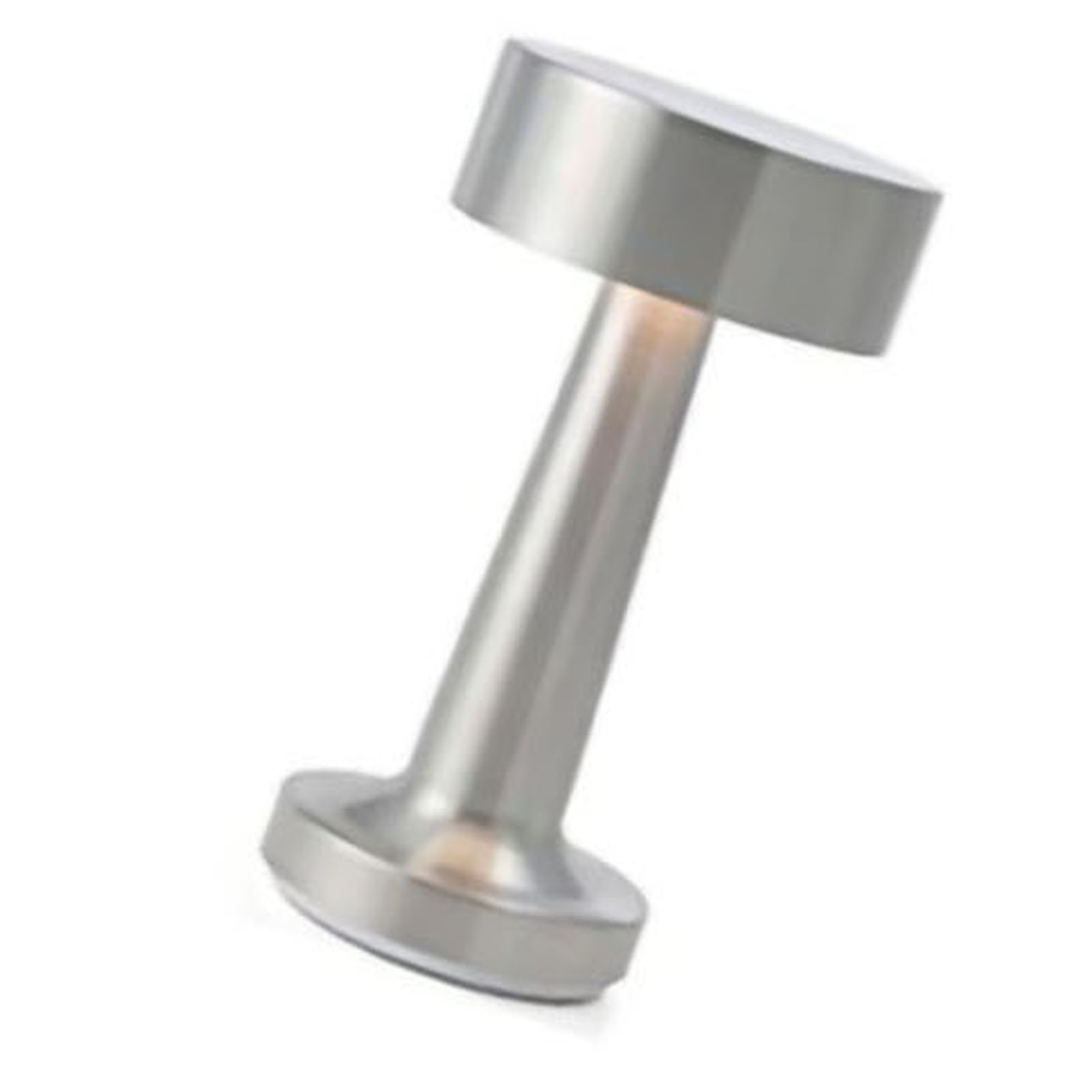 Hantelförmige Barlampe Im Retro-design, Mit Touch-schalter, Wiederaufladbarer Led, Ideal Als Nachtlicht Für Clubs Und Partys, Silberfarbenes Modell C