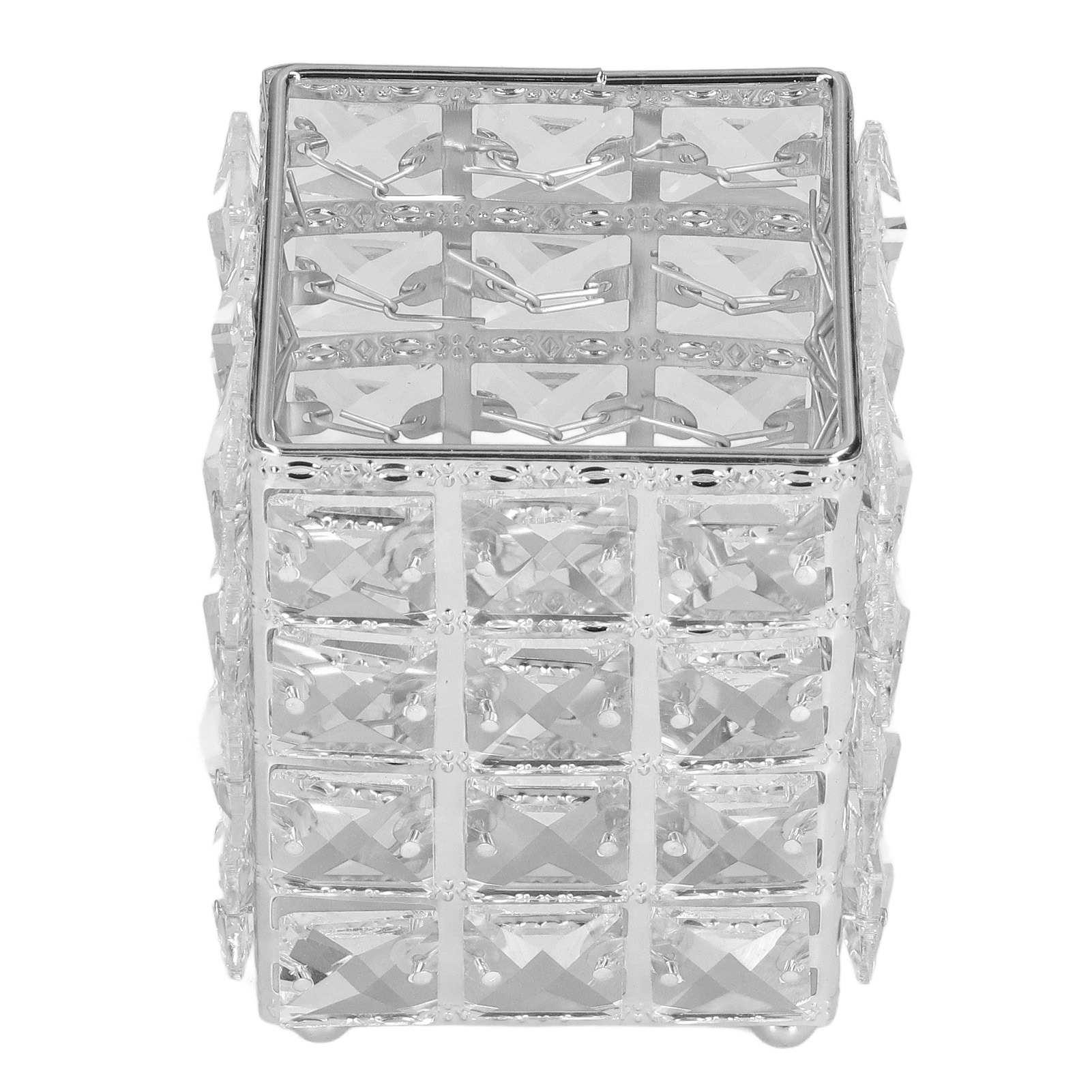 Make-up-pinselhalter Im Europäischen Stil, Aufbewahrungsbecher Für Badezimmer, Zuhause, Schlafzimmer, Büro, Silber