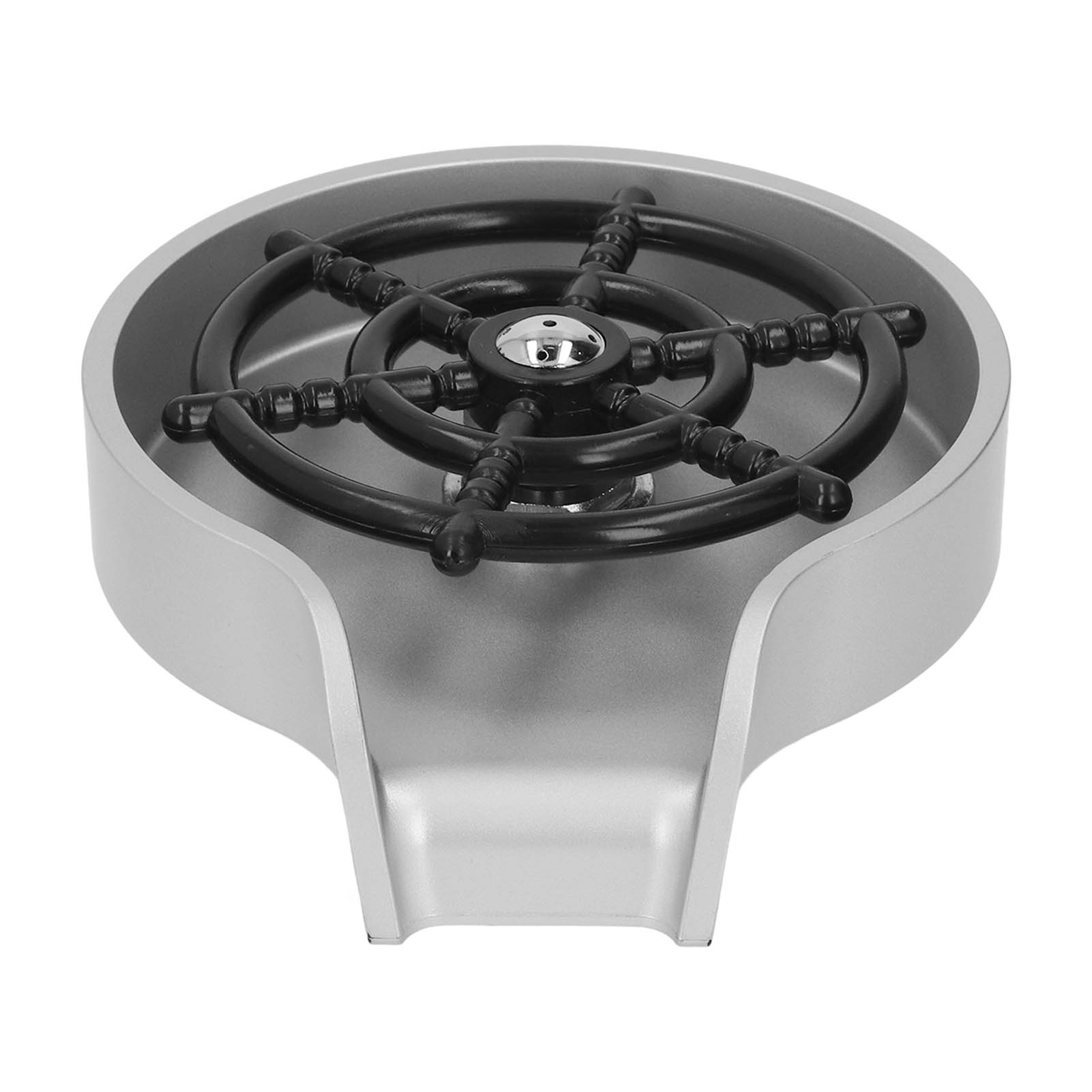 Automatischer Hochdruck-gläserreiniger Für Spülbecken, Tassen Und Flaschen Mit Abs-sockel, Silberfarben