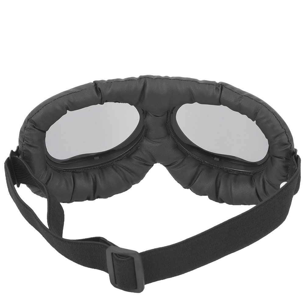 Motorradbrille Mit Farbiger Linse, Sanddicht, Windschutzscheibe (grau)