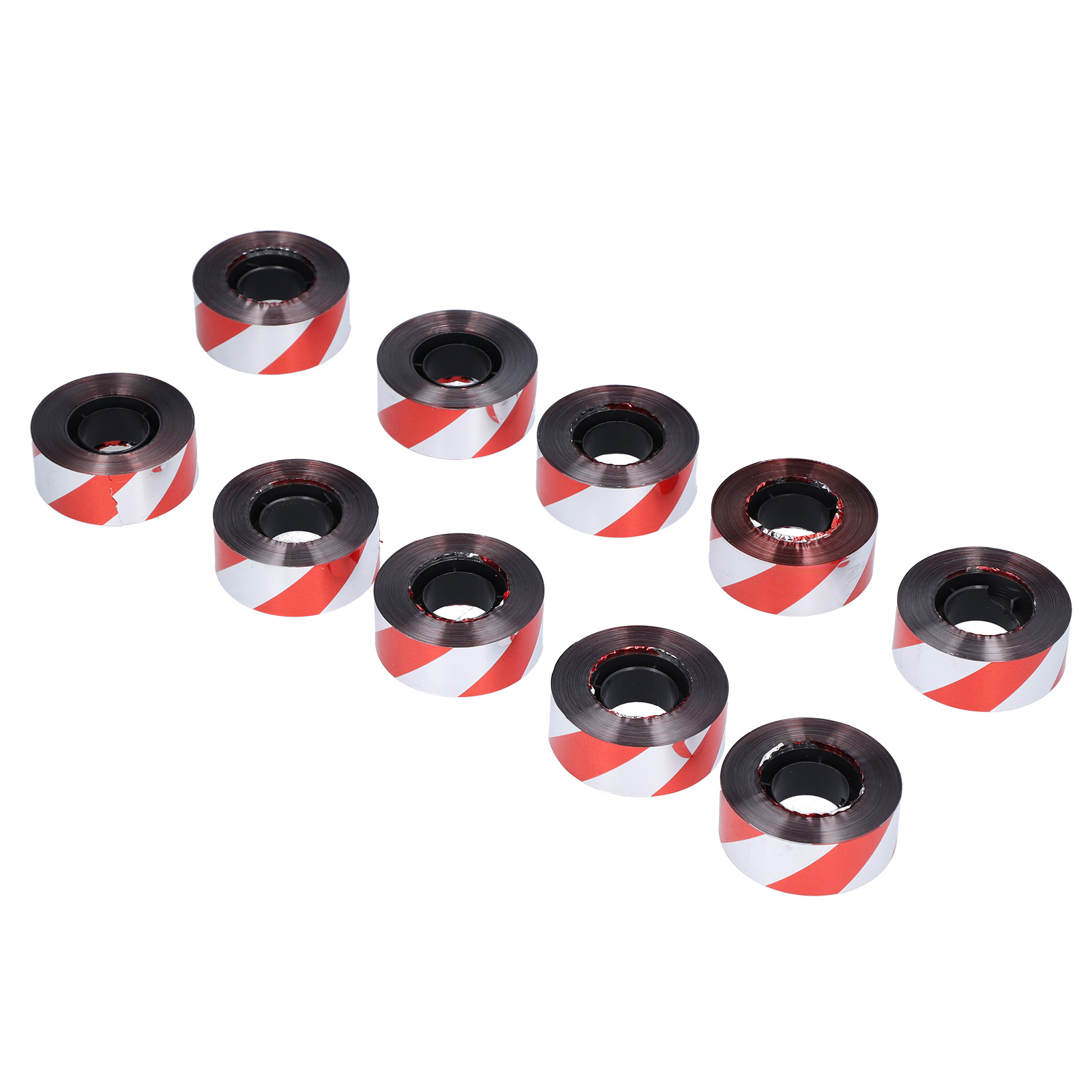 Vogelabwehrband, 10 Stück, 2,5 Cm X 60 M, Vogelscheuchenband Für Obstgärten, Doppelseitig Rot Und Silber