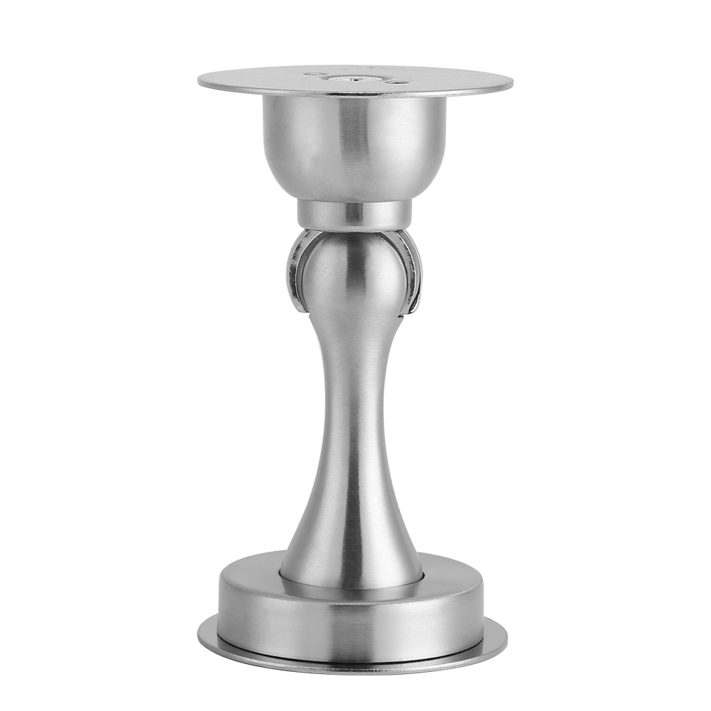 Magnetischer Türstopper Aus Edelstahl 304, Silberfarbener Türstopper Für Zuhause, Robuste Wandhalterung