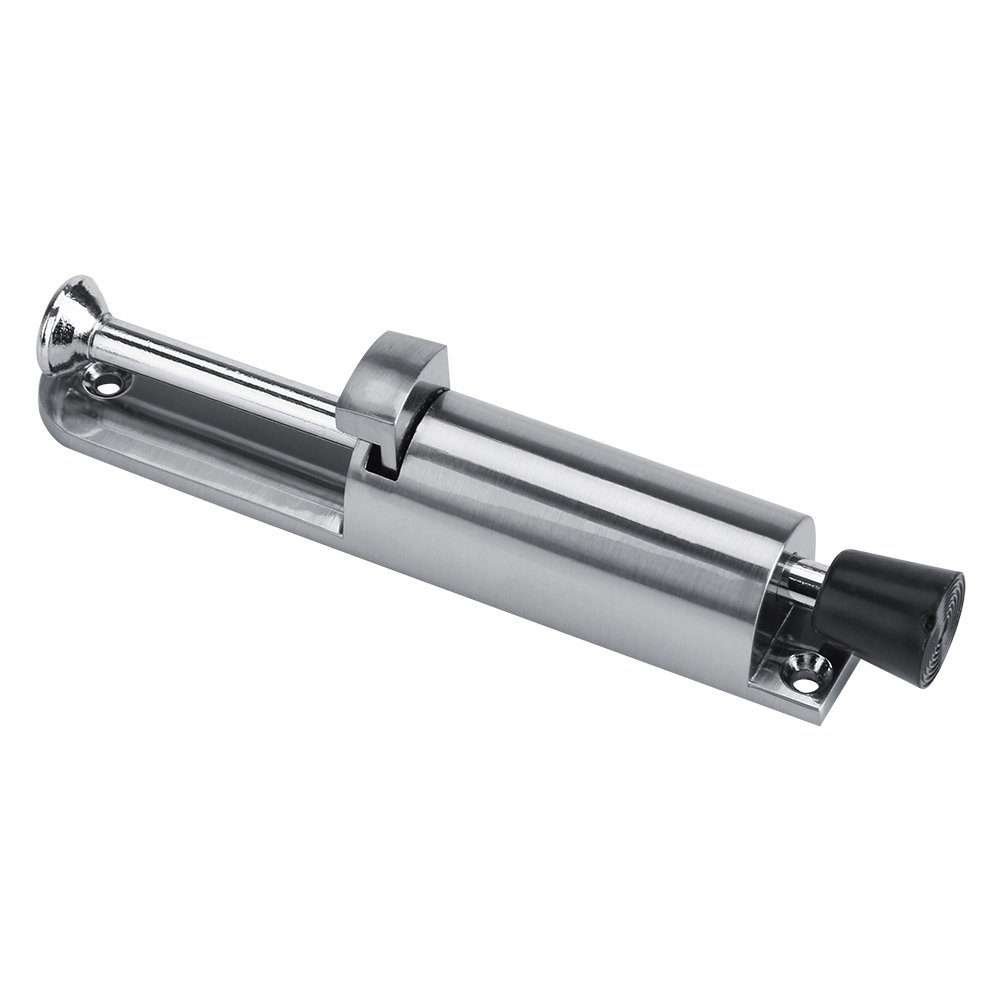 Robuster Türhalter Aus Zinklegierung, Weichem Gummi, Integrierter Feder, Wandfuß, Silberfarbenem Türhalter, Langlebiger Oberfläche, Für Den Hausgebrauch.