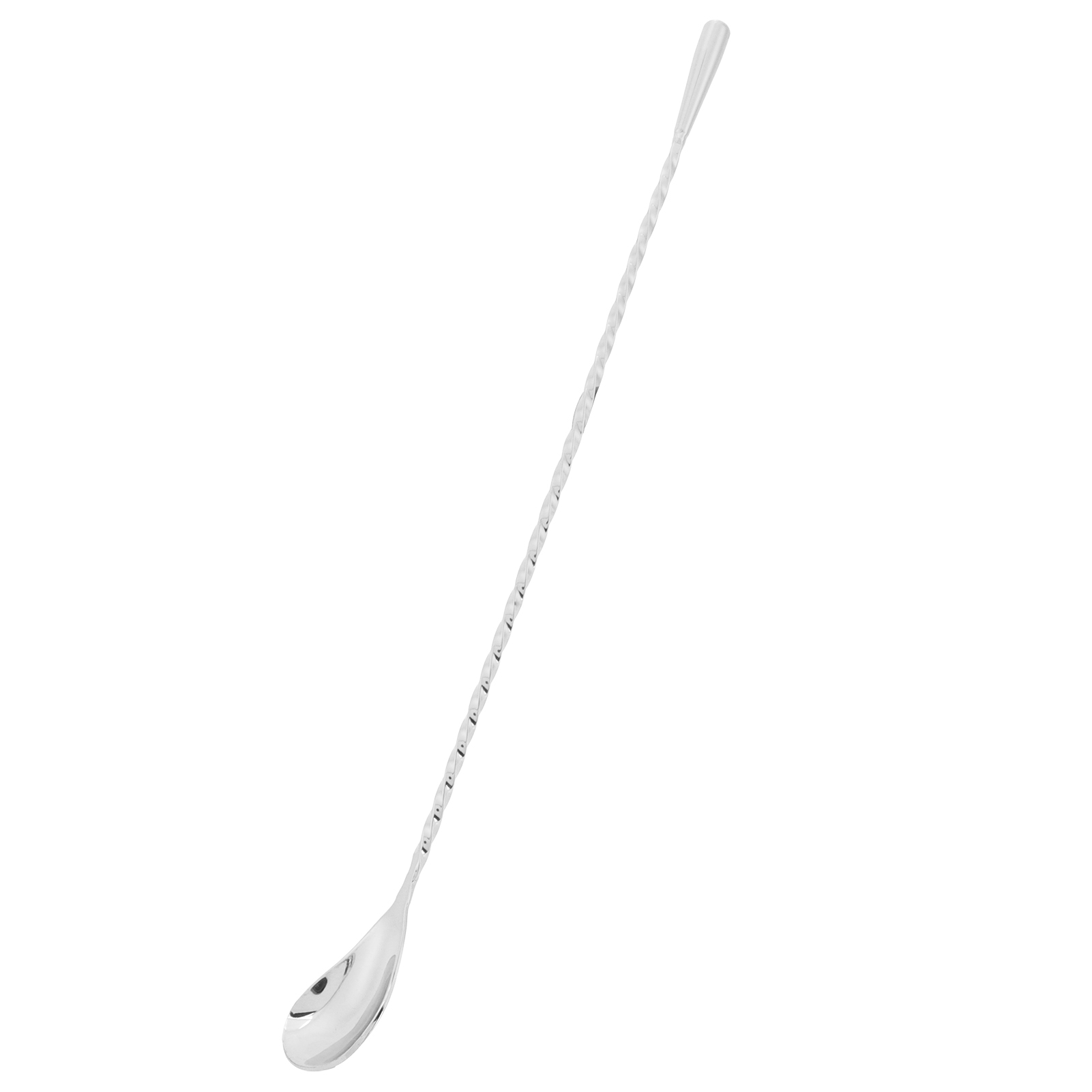 Langstieliger Mixlöffel Aus Edelstahl, Barlöffel Für Cocktails, Barzubehör, Silber, Mixologie-utensil, Verlängerter Stiel, Professionelles Werkzeug.