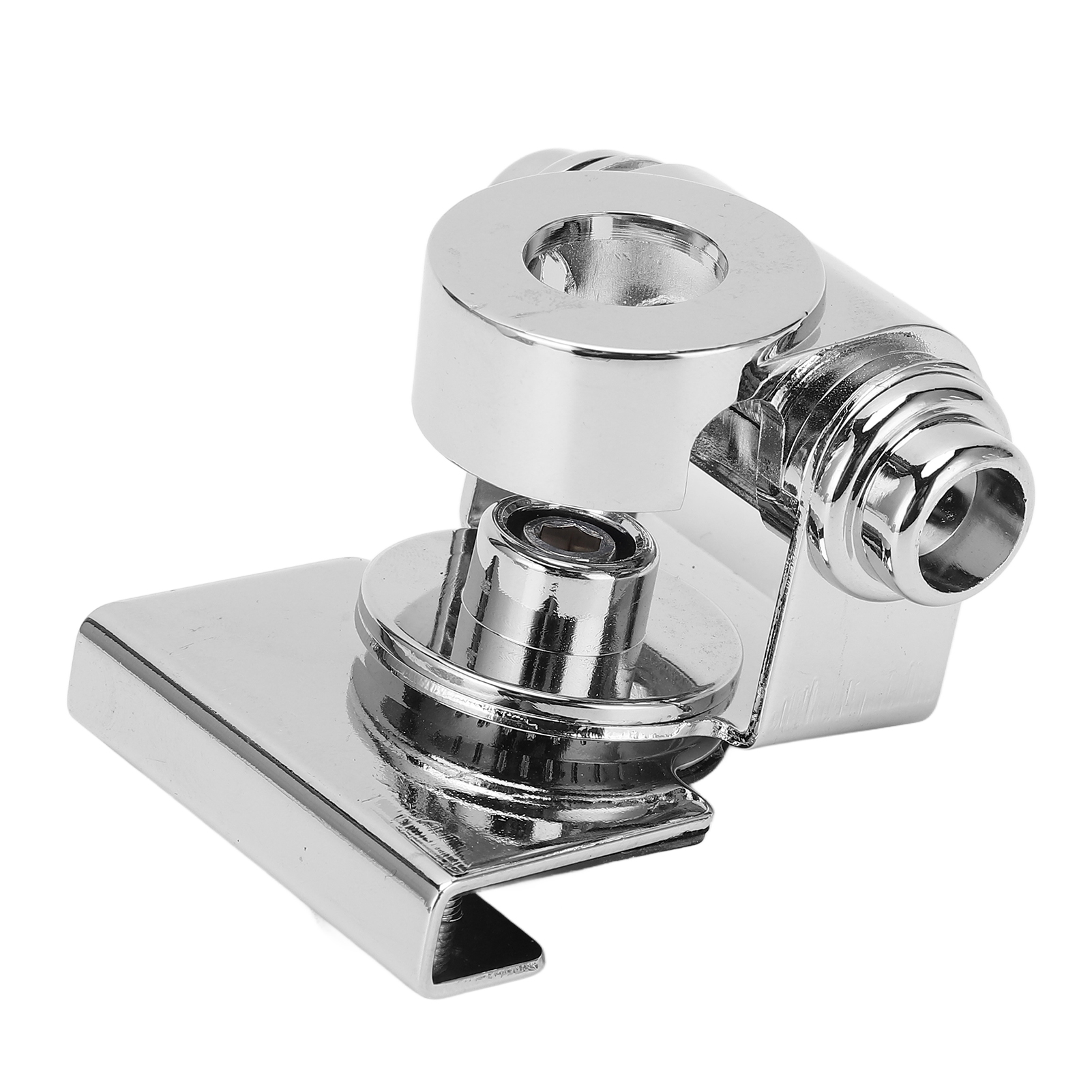 Silberne Metall-antennenhalterung, 16-mm-bohrung, Verstellbarer Winkel Für Kenwood-radios, Pkw Und Lkw