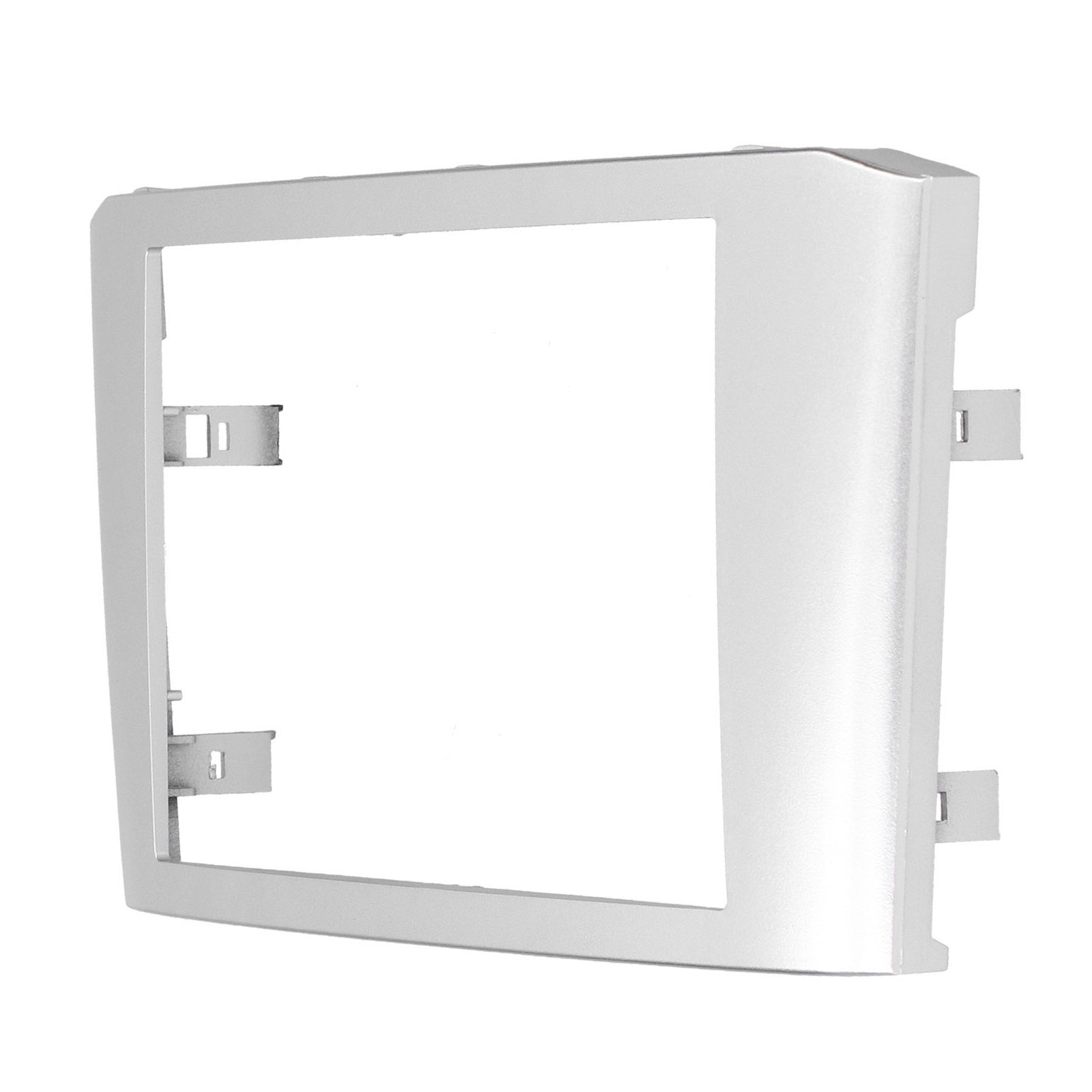 2-din-autoradio-einbaublende Mit Audio-dvd-player, Silberner Rahmen, Kompatibel Mit Toyota Avensis 2002-2008