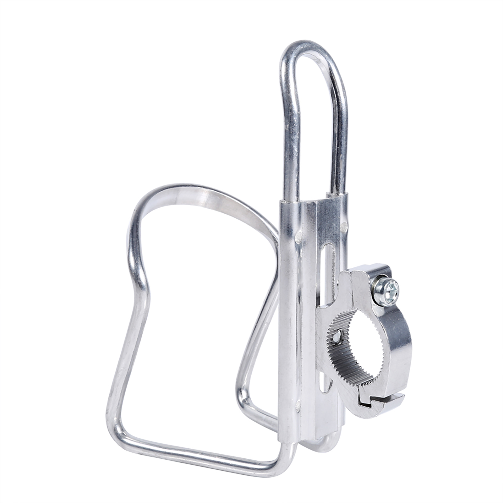Motorrad-getränkehalter, Flaschenadapter, Lenker-getränkehalter, Silberfarbenes Metall, Fahrrad-/motorrad-getränkehalter