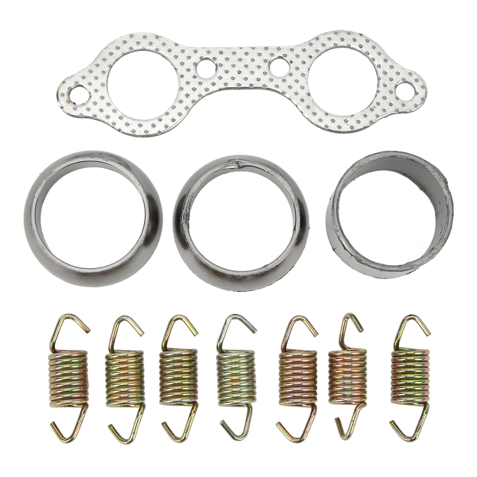 Zylinderkopfdichtung Und Reparaturfedern 3610047, Verstärkte Dichtung, Schalldämpfer, Kompatibel Mit Polaris Sportsman 700 600