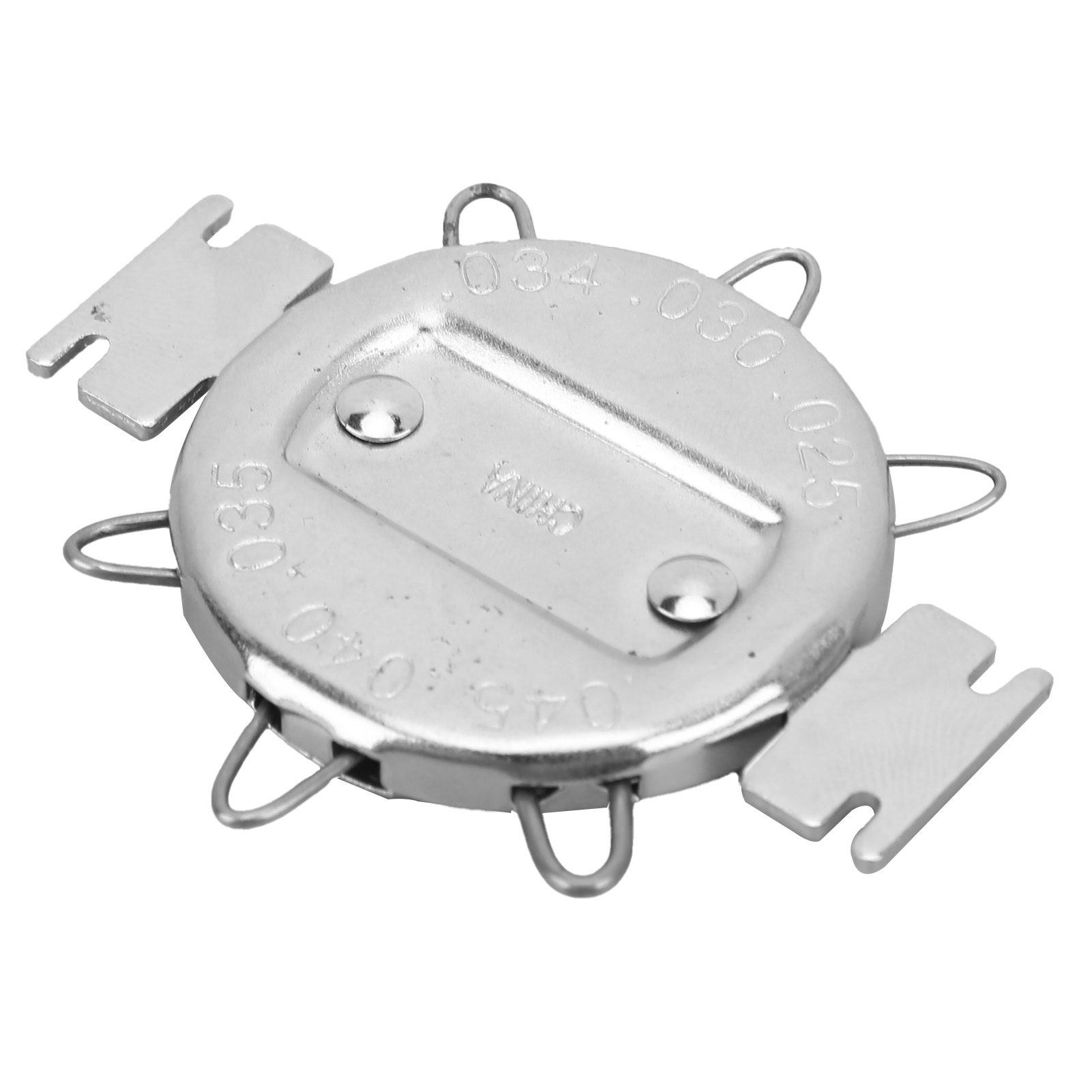 Elektrodenabstandslehre 0,64–1,14 Mm / 0,025–0,045 Zoll, Motorrad-mess- Und Einstellwerkzeug, Silber