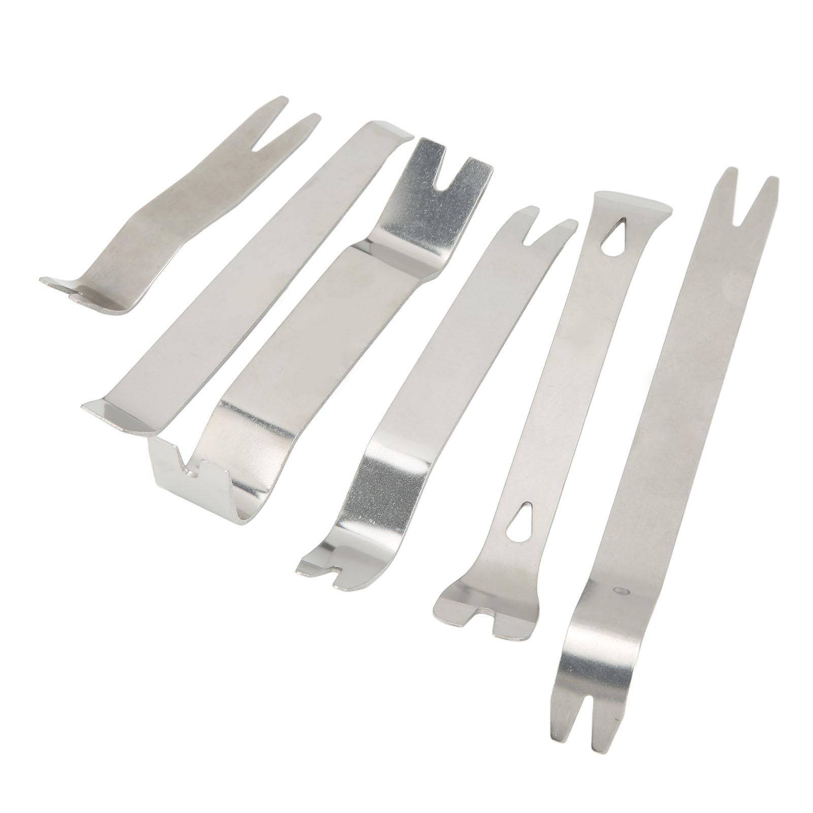 6-teiliges Edelstahl-set Zum Entfernen Von Autoverkleidungen, Robust Und Rostfrei, Universeller Hebel Für Türen, Fenster Und Autoradio