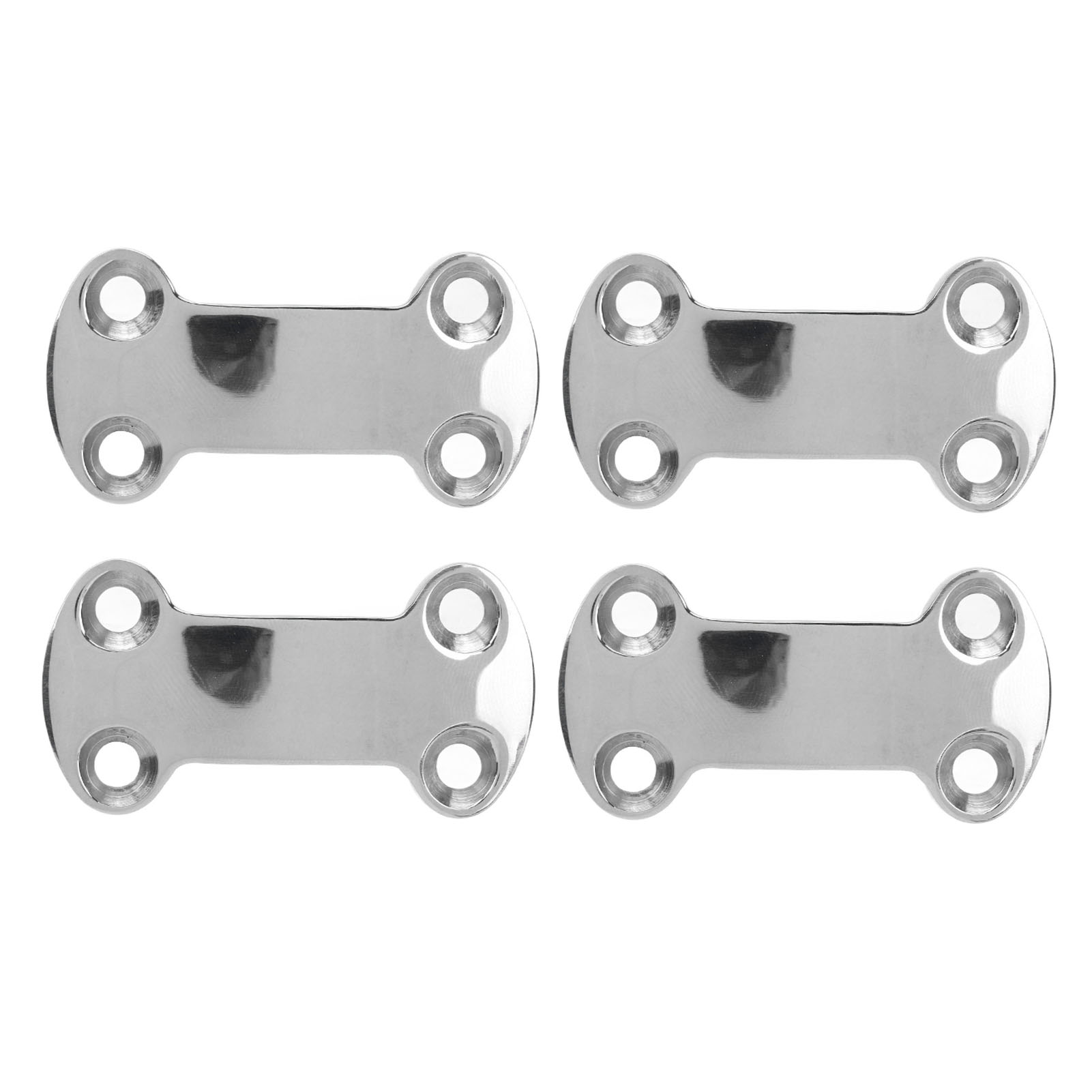 Ösenplatte Für Den Marinebereich, 4 Stück, 25 Mm, Edelstahl 304, Gurtplatte Mit Klemmschnalle, 5,8 Mm Löcher, Für Segelboote Und Andere Boote
