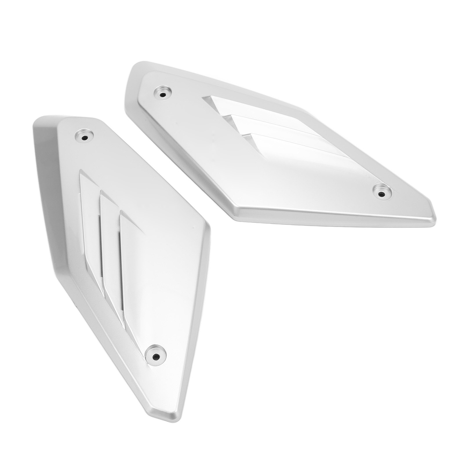 Set Mit 2 Seitlichen Lufteinlassschutzleisten Für Cb650r 2019-2021 Motorrad, Kratzschutz Aus Aluminium, Silber, Langlebiger Ersatz.