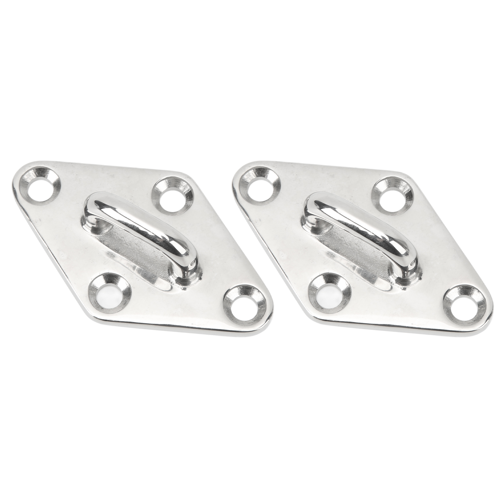 Set Mit 2 Deckenhaken Aus Edelstahl 316, Ösenplatte Zur Oberen Montage, Hängehaken Im Marine-stil