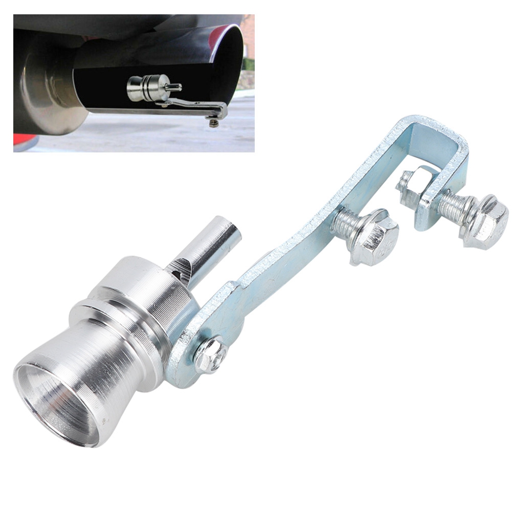 Tc M Turbo Schalldämpfer-pfeifen-auspuffkragen, Silbernes Aluminium, Tc M