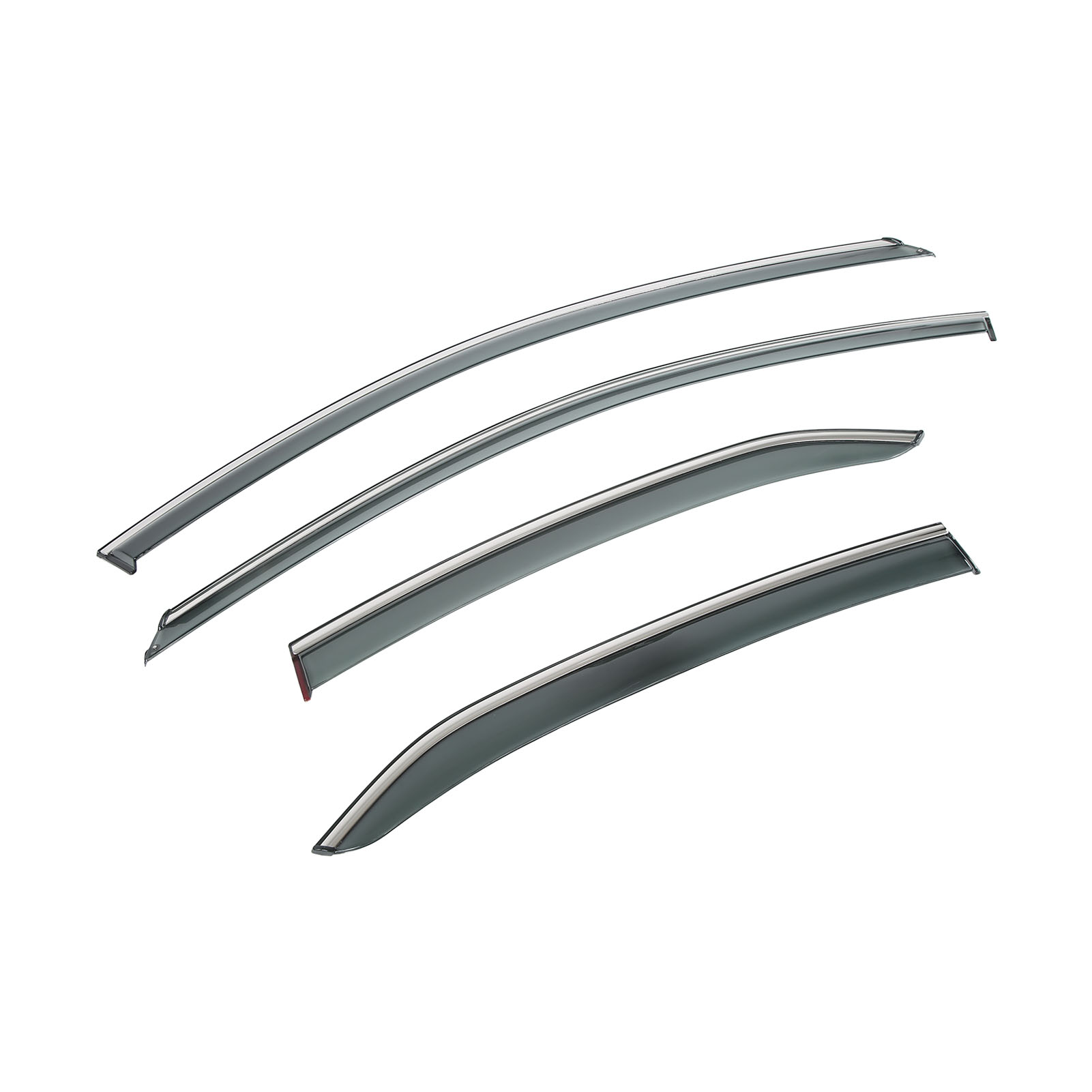 4 Pvc-metall-fenster-sonnenschutzblenden, Regen- Und Schneeabweiser, Ersatz Für Camry 2018-2021