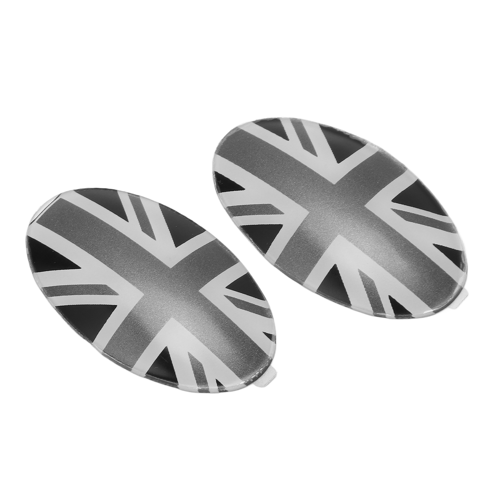 Paar Graue Schalthebelabdeckungen Mit Union-jack-motiv, Linke/rechte Ersatzembleme Für Mini Cooper F54 F55 F56 F57 F60