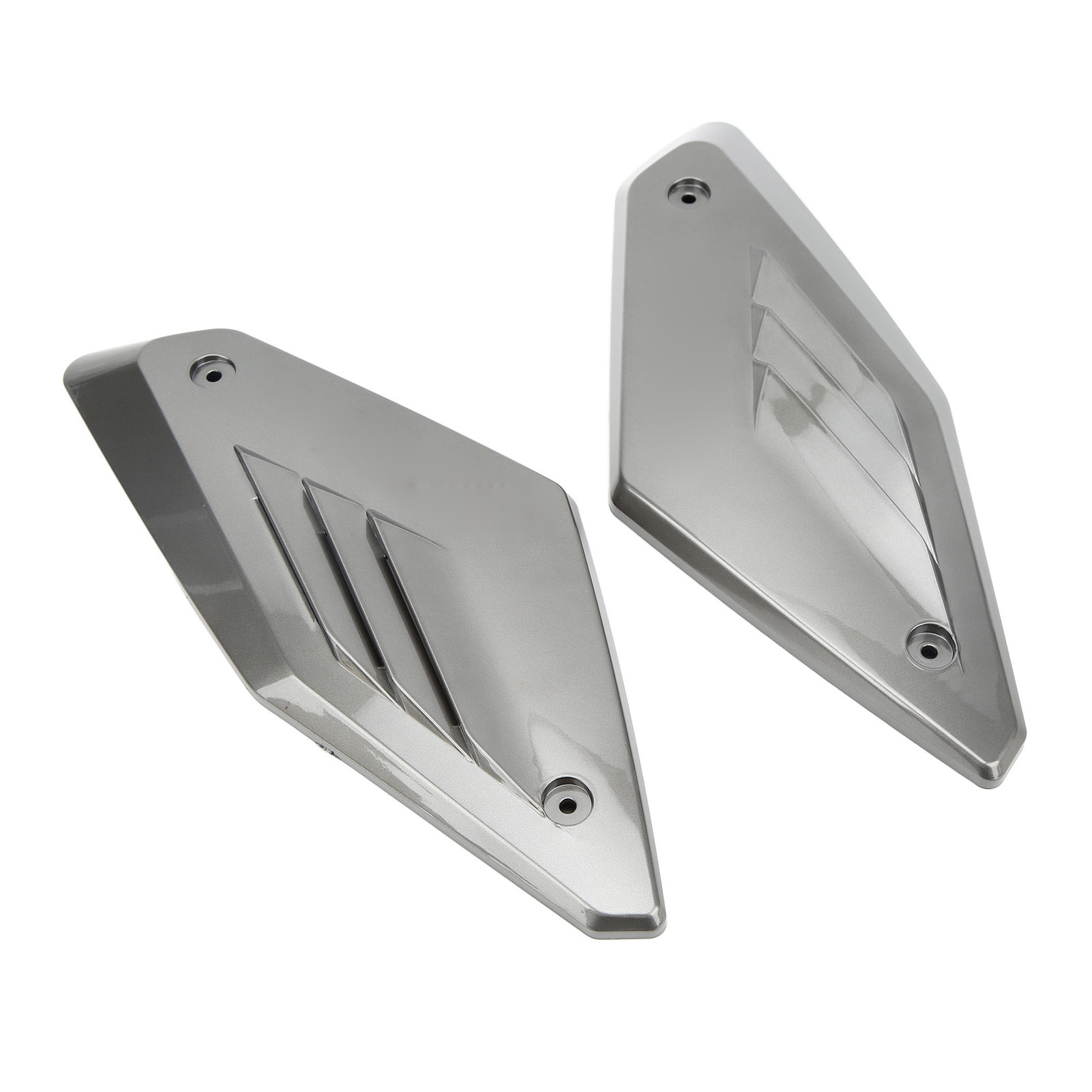 Paar Seitliche Tankschutzleisten Für Cb650r 2019-2021 Motorrad, Grau, Ersatz-lufteinlassabdeckungen, Kotflügel, 2-teiliges Set.