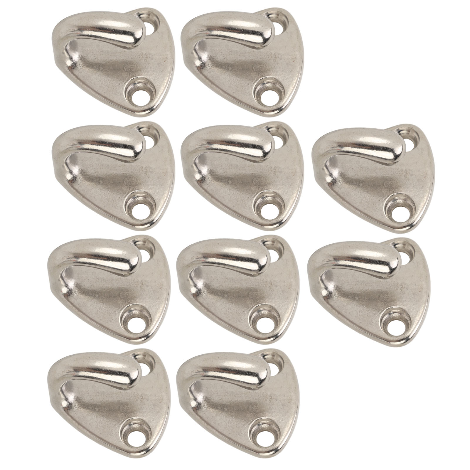 Set Mit 10 Fenderhaken Aus Seewasserbeständigem Edelstahl 316, Wandhalterung Für Mäntel Und Kleidung, Bootszubehör, Nautische Beschläge