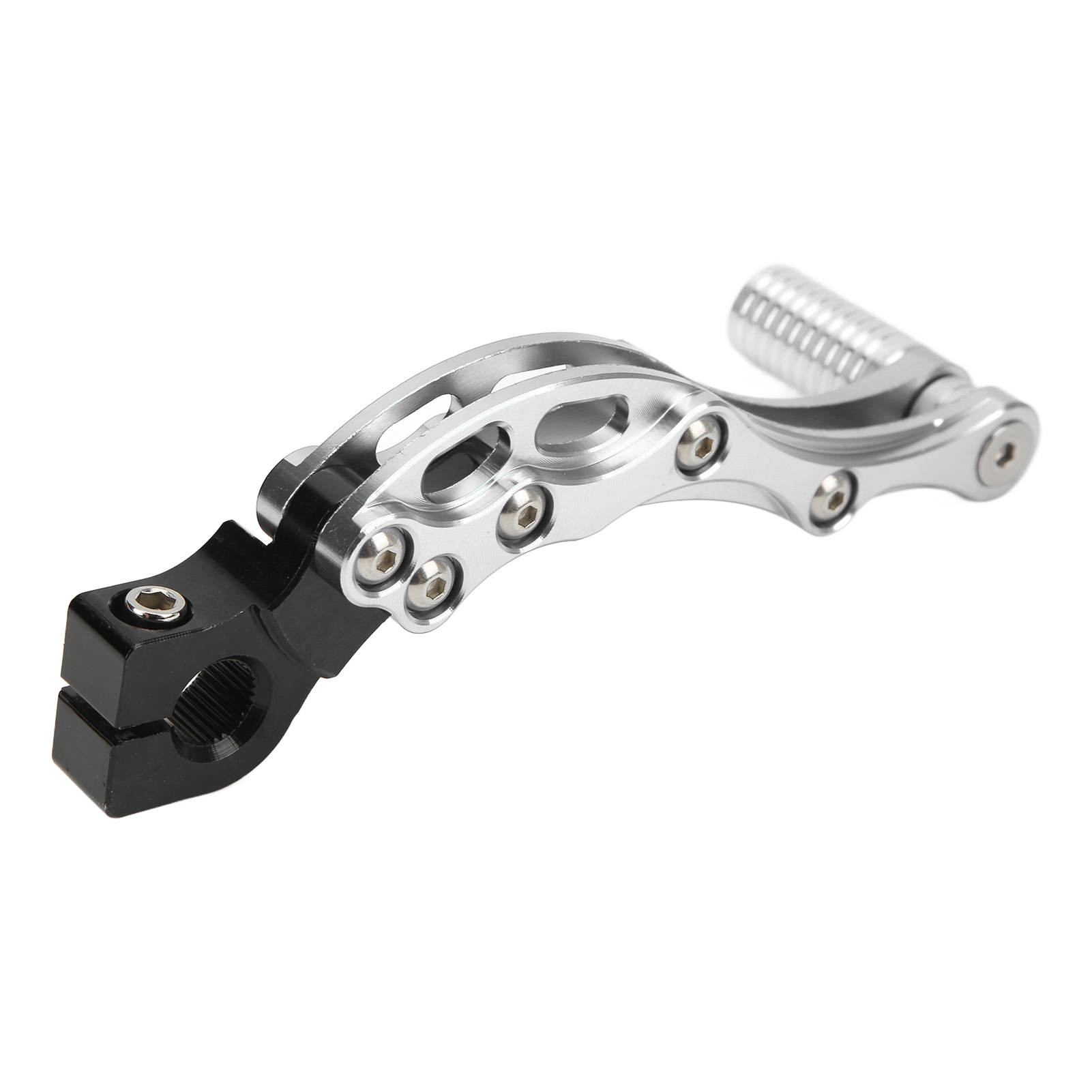 Kickstarterhebel Aus Hochfester Aluminiumlegierung, Universelles Zubehör Für Motorräder Und Roller, Silber.