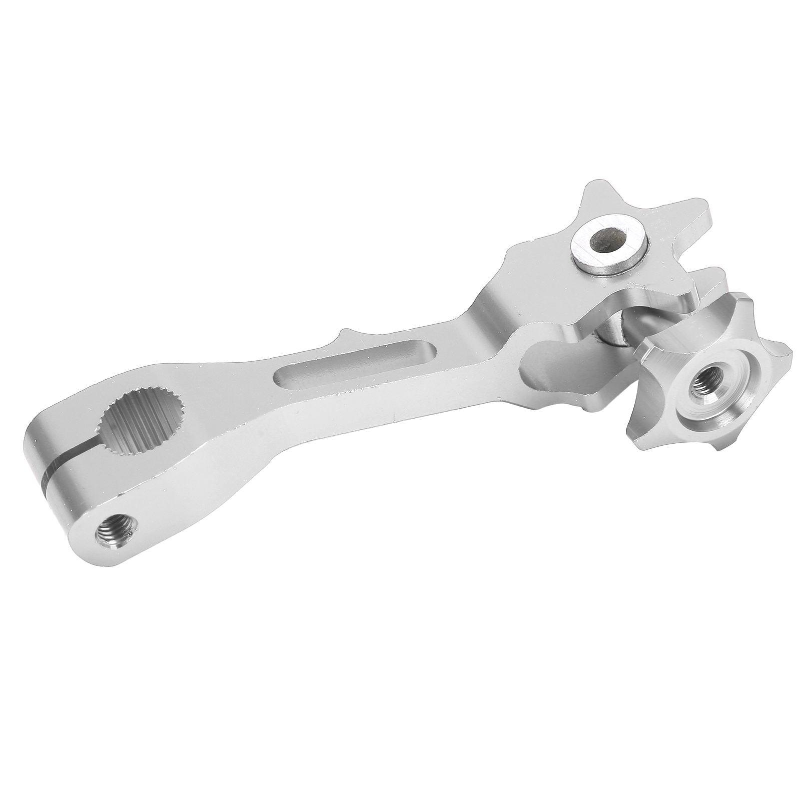 Verschleißfester Hinterradbremshebel Aus Aluminiumlegierung, 125 X 27 Mm, Für Motorräder, Silberfarbenes Zubehör, Bremsschwinge