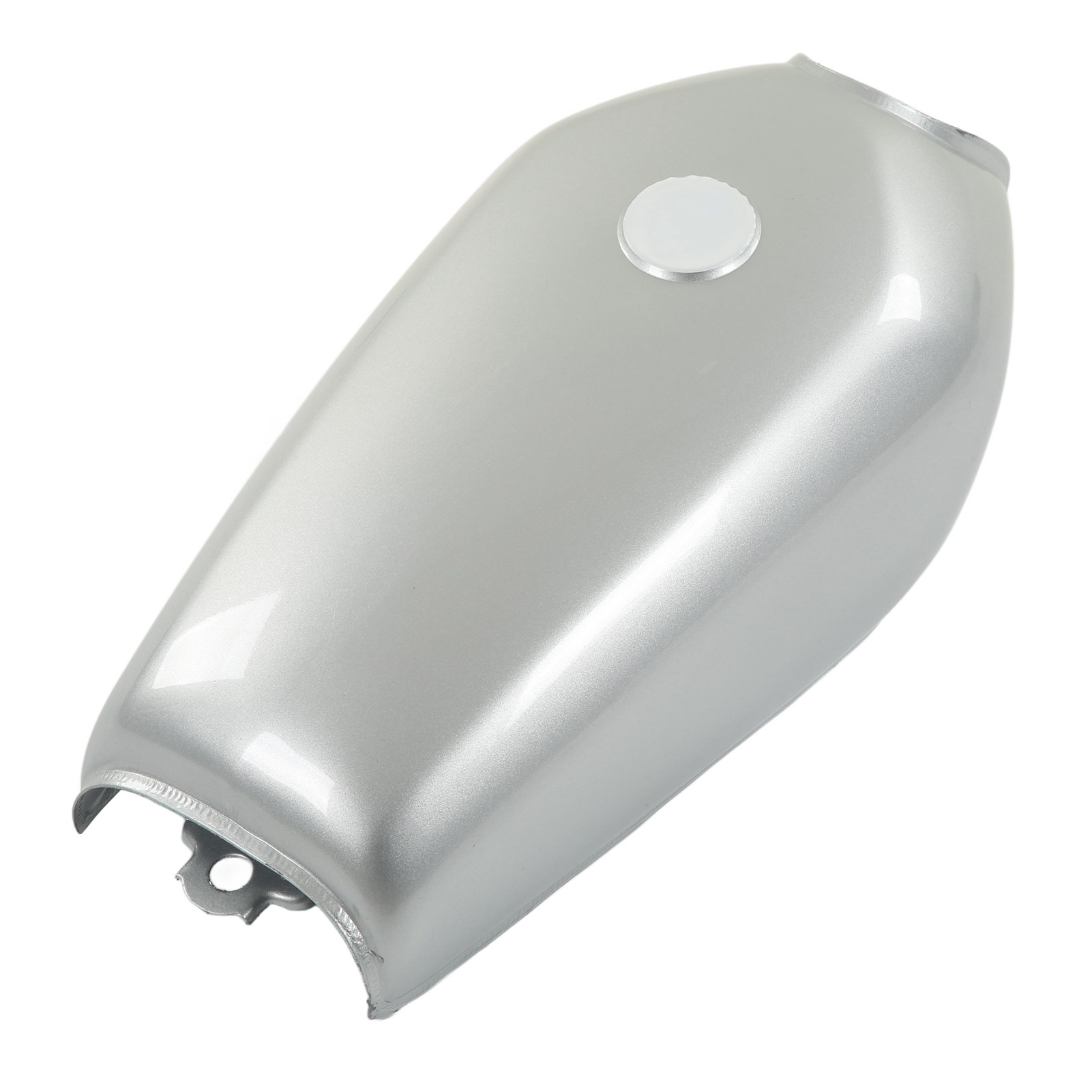 9-liter-motorradtank (2,4 Gallonen), Hell Lackiert, Silberfarben, Kompatibles Ersatzteil Für Cg125