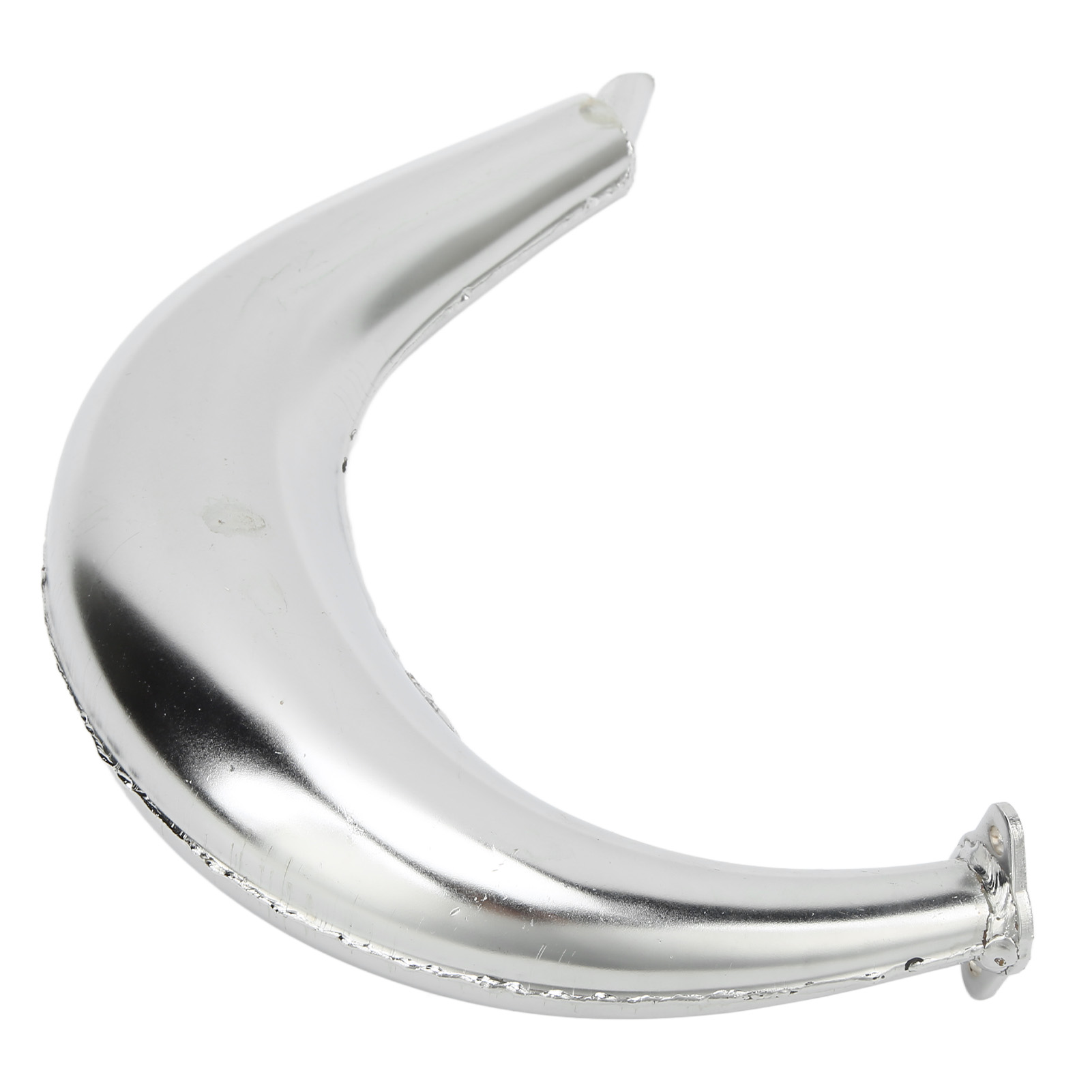 Auspuffschalldämpfer Aus Aluminiumlegierung, Halbmondförmiger Bananenschalldämpfer Für 49-80 Cm³ Zweitakt-mopeds, Motorradauspuff