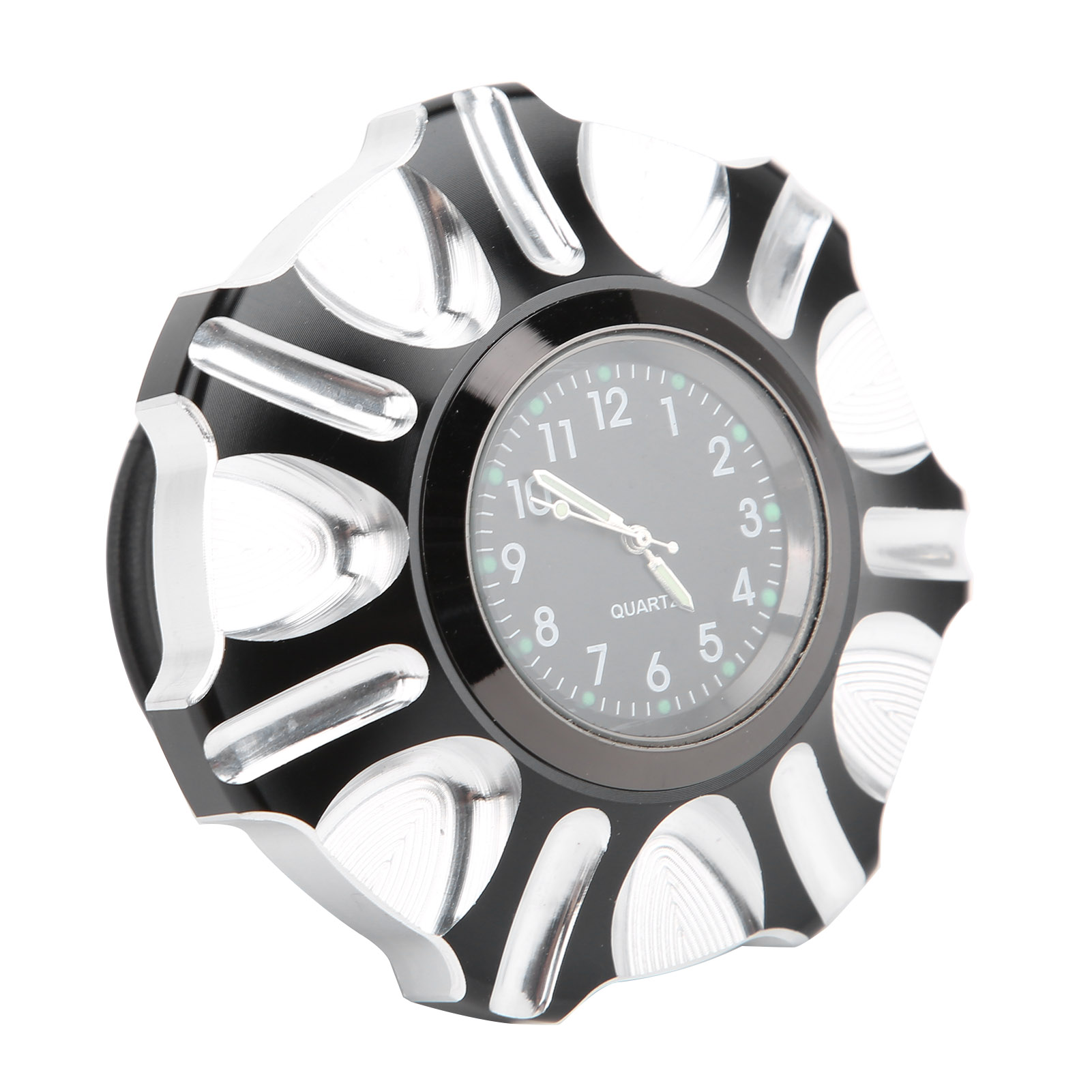 Motorrad-tankdeckel Mit Uhr, Ersatzteil Für Defender Fxdp 2001-2004, Silber, Tankdeckel Mit Stoppuhrfunktion, Kompatibles Harley Davidson-teil.