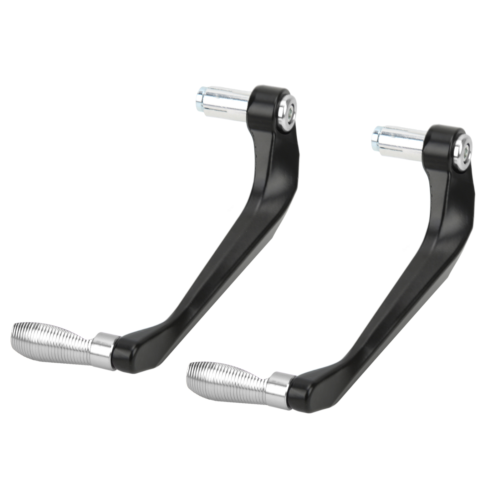 Set Aus 2 Motorradhebeln Aus Aluminiumlegierung, Lenkerprotektoren Für Bremse Und Kupplung, Silberfarben, Kompatibel Mit Atvs Und Mopeds