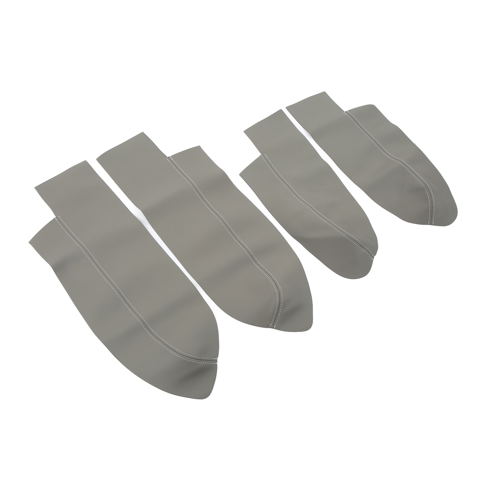 4-teiliges Set Mikrofaser-armlehnenpolster Für Die Vorderen Und Hinteren Türverkleidungen Des Crv (2007–2011), Graue Innenausstattung, Ersatzbezug Für Autos, 4er-set